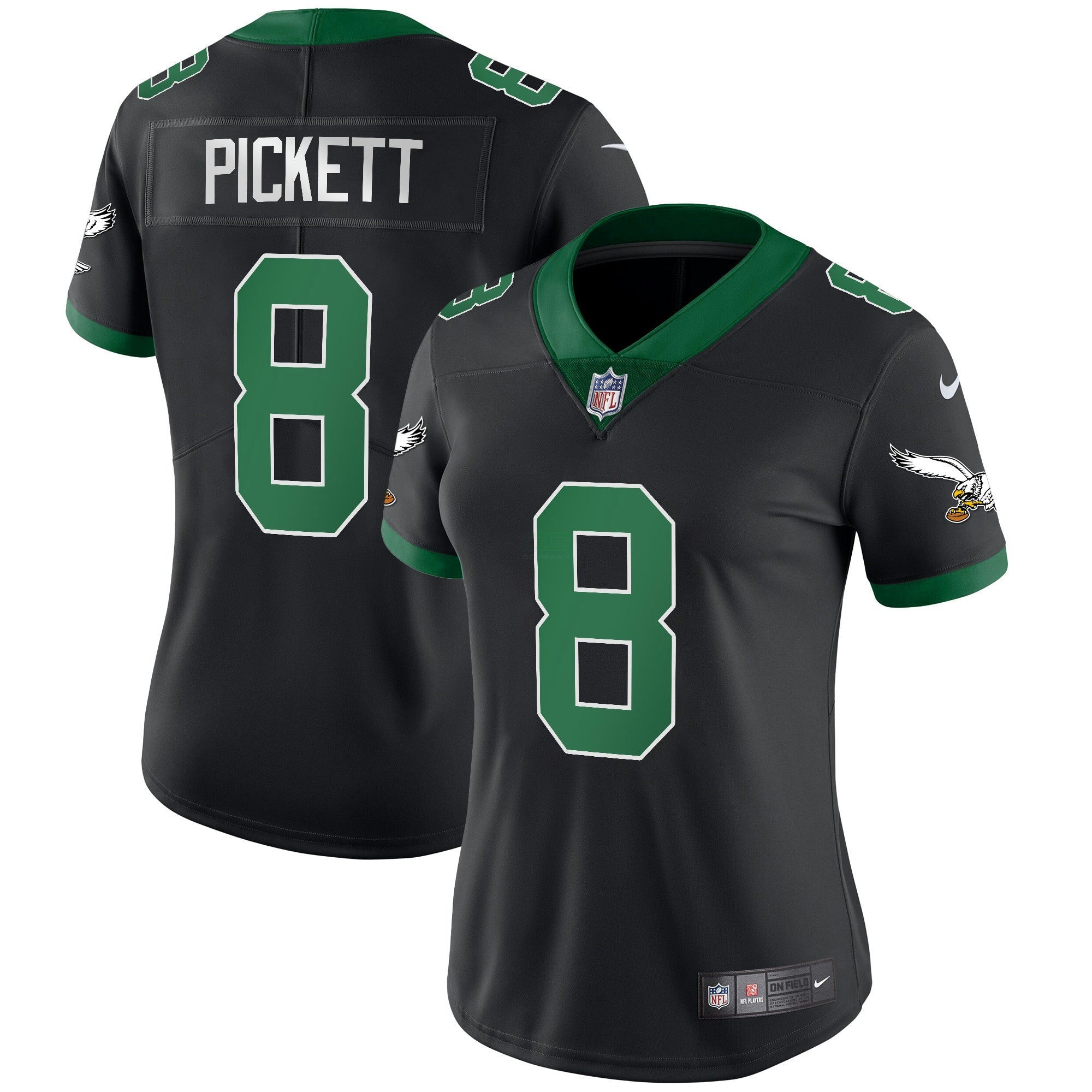 Camisa NFL Women’s Kelly Green Vapor Limited Jersey V2