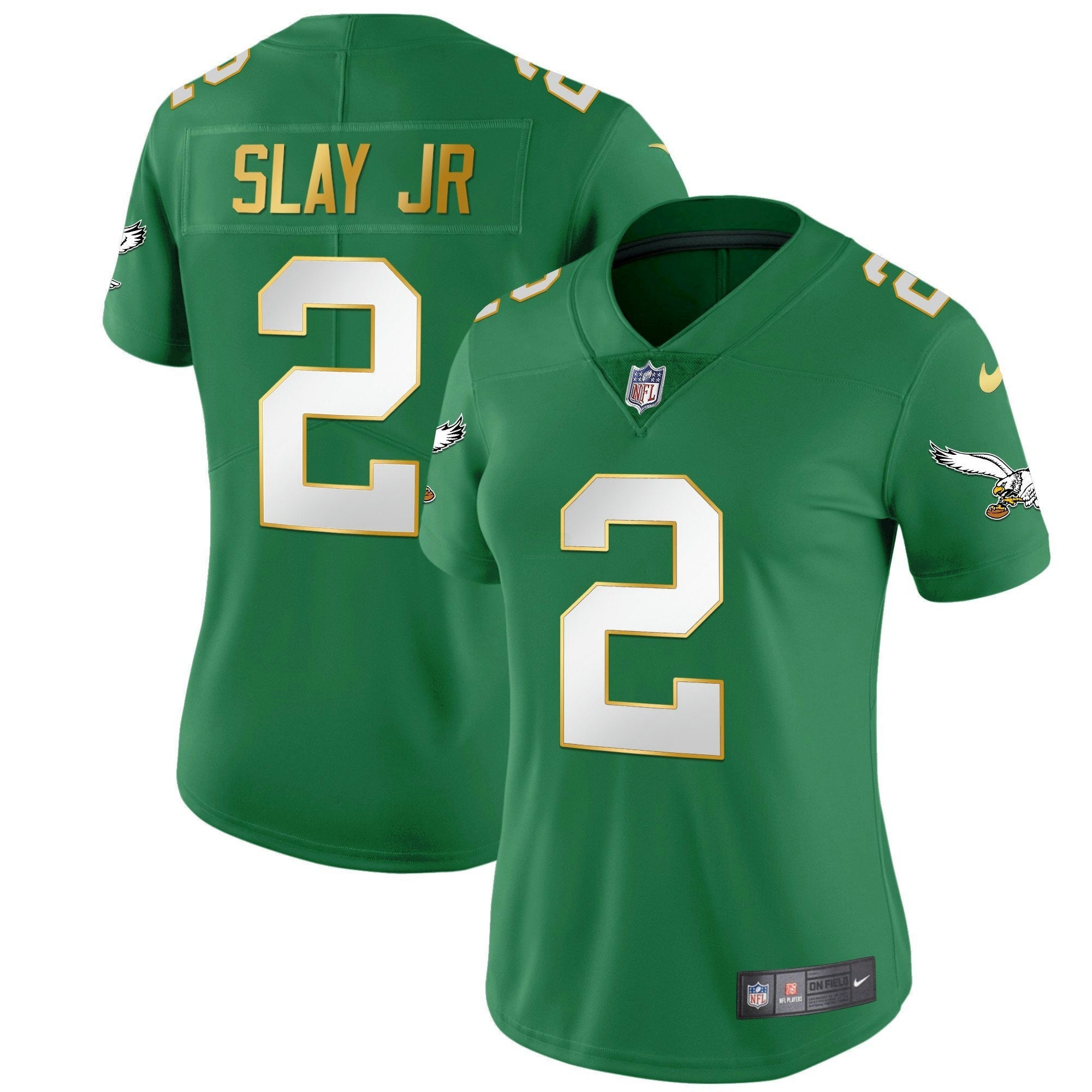 Camisa NFL Women’s Kelly Verde Dourada Jersey