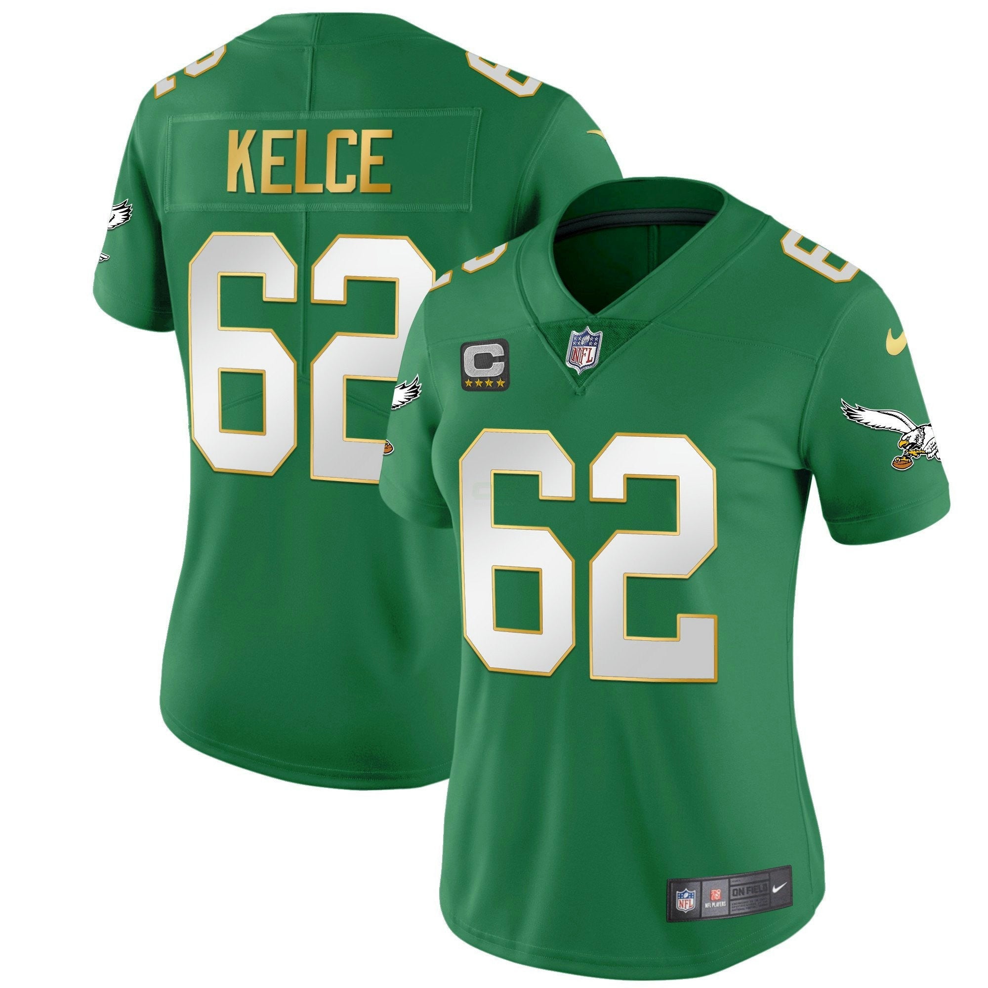 Camisa NFL Women’s Kelly Verde Dourada Jersey