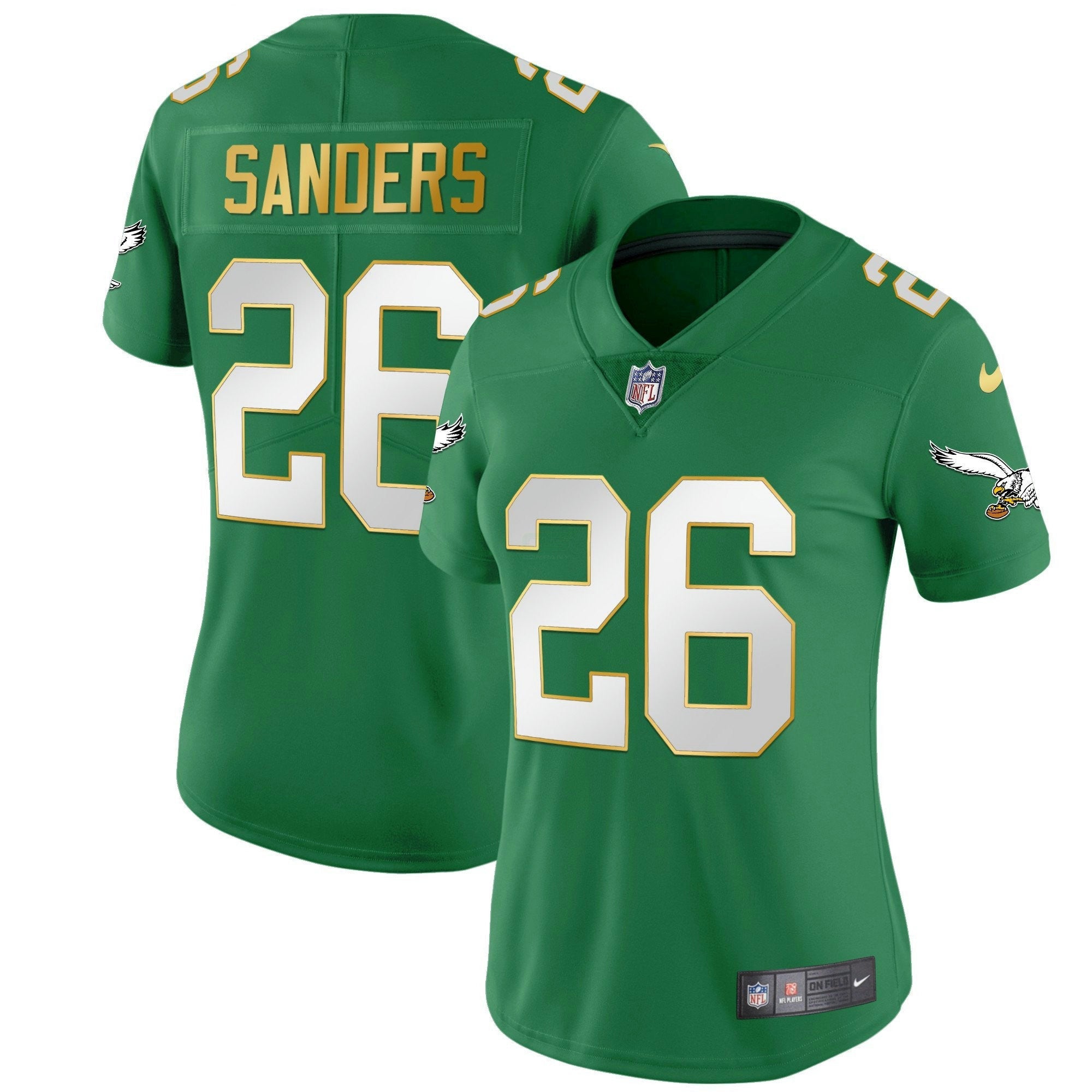 Camisa NFL Women’s Kelly Verde Dourada Jersey