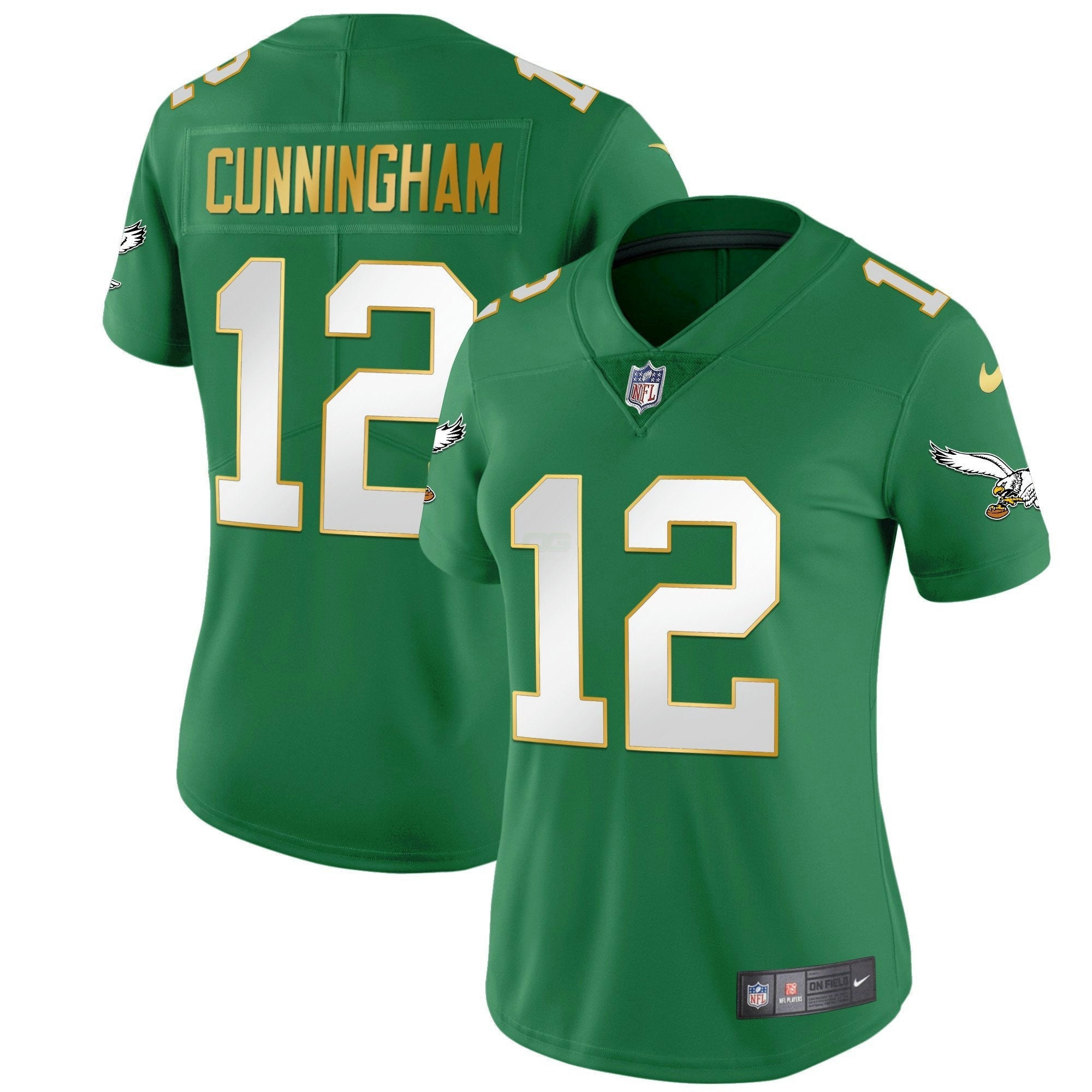 Camisa NFL Women’s Kelly Verde Dourada Jersey