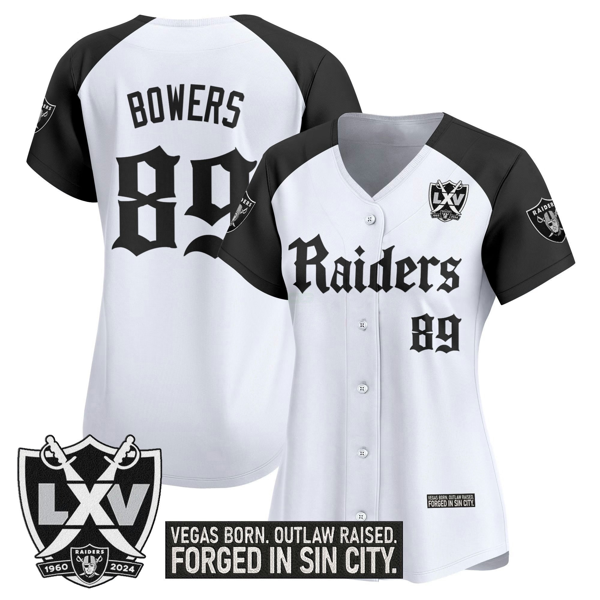 Camisa NFL Women’s Las Vegas ‘Gothic Sin City Shadows Edition’ Vapor Jersey