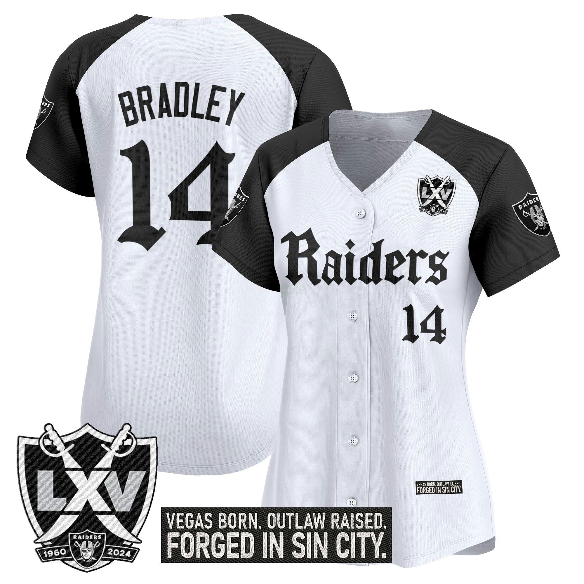 Camisa NFL Women’s Las Vegas ‘Gothic Sin City Shadows Edition’ Vapor Jersey