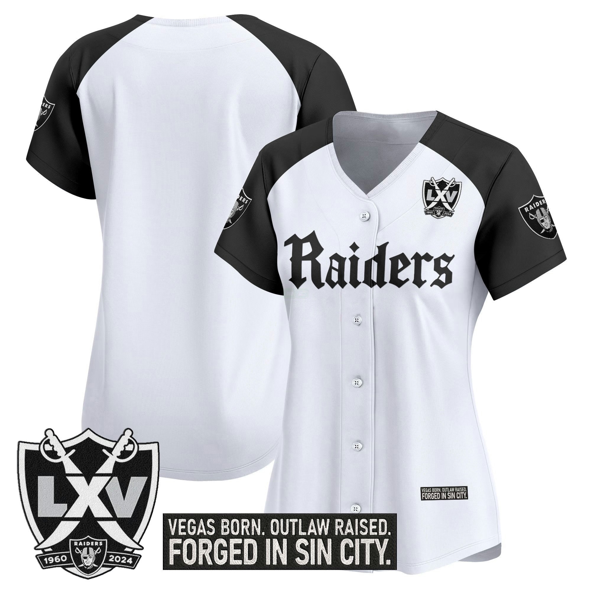 Camisa NFL Women’s Las Vegas ‘Gothic Sin City Shadows Edition’ Vapor Jersey