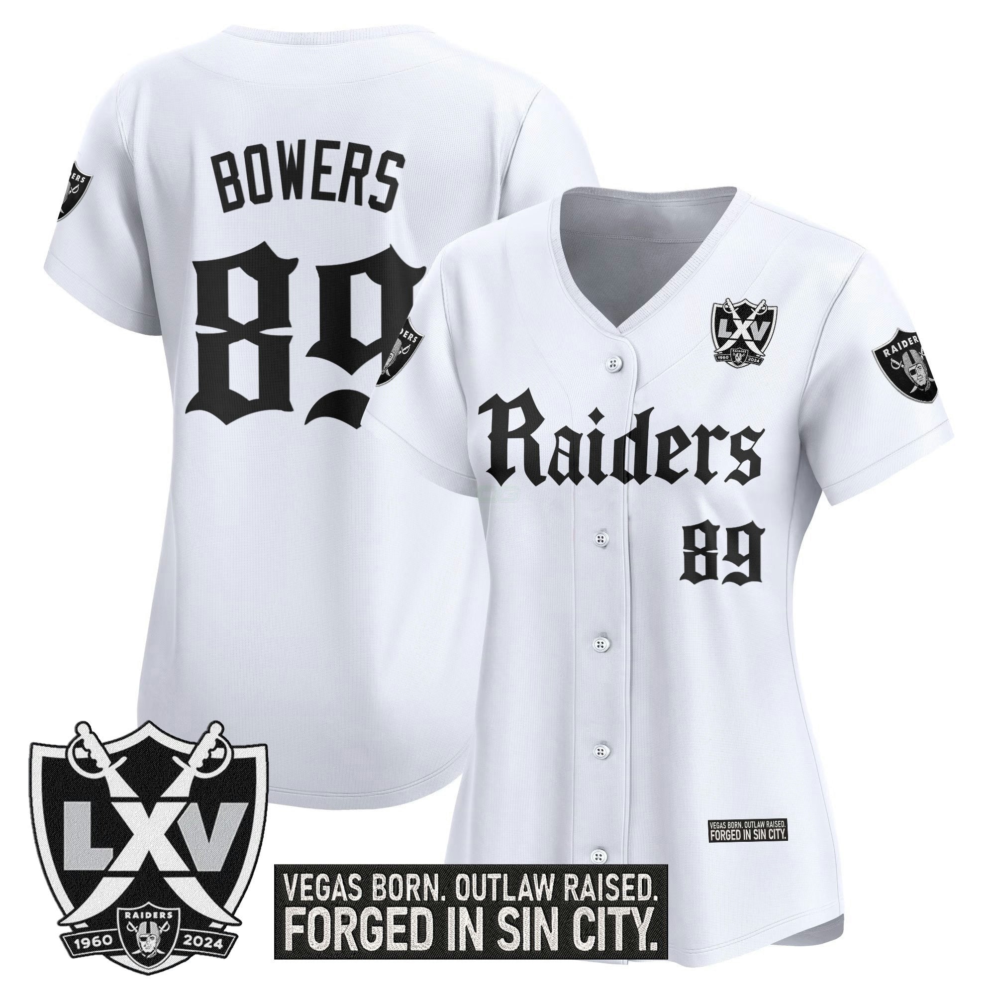 Camisa NFL Women’s Las Vegas ‘Gothic Sin City Shadows Edition’ Vapor Jersey