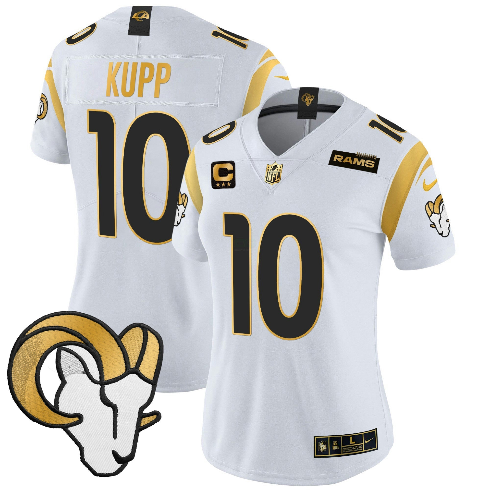 Camisa NFL Women’s Los Angeles 2024 Dourada Vapor Limited Jersey