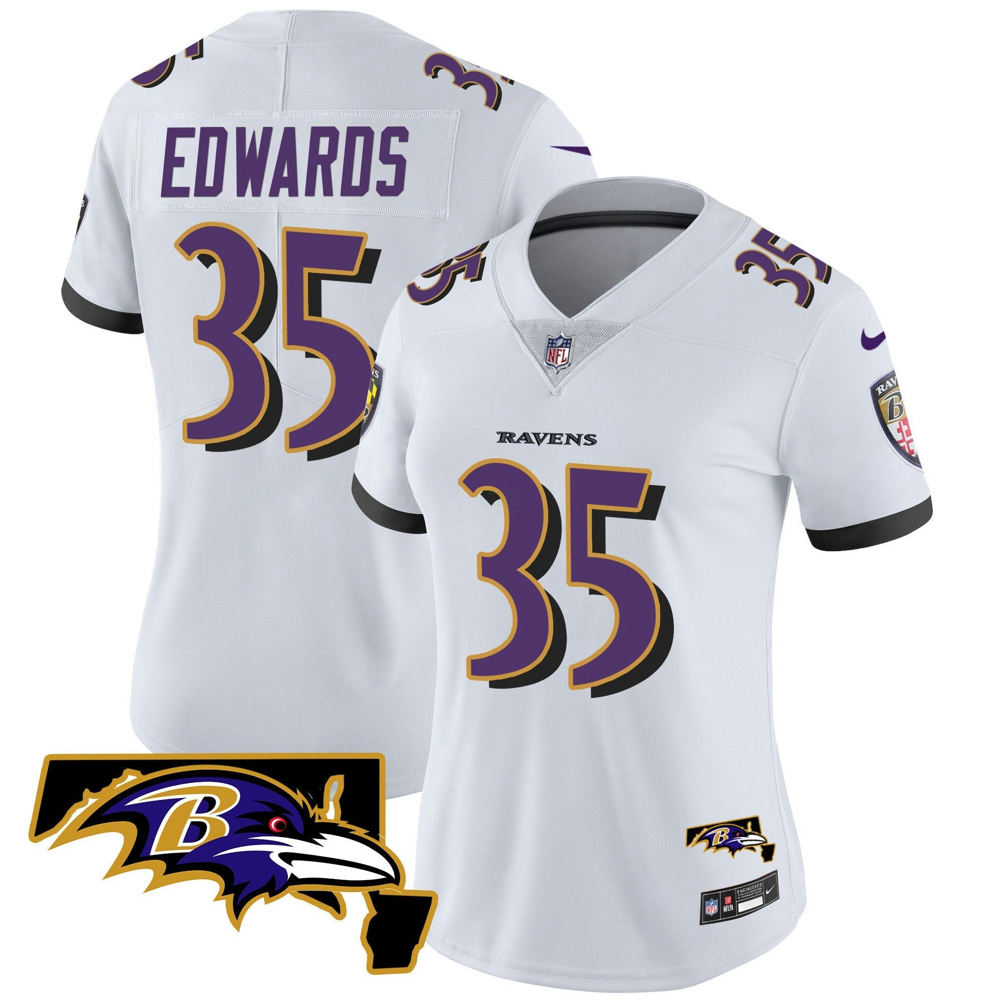 Camisa NFL Women’s Maryland Patch Vapor Limited Jersey