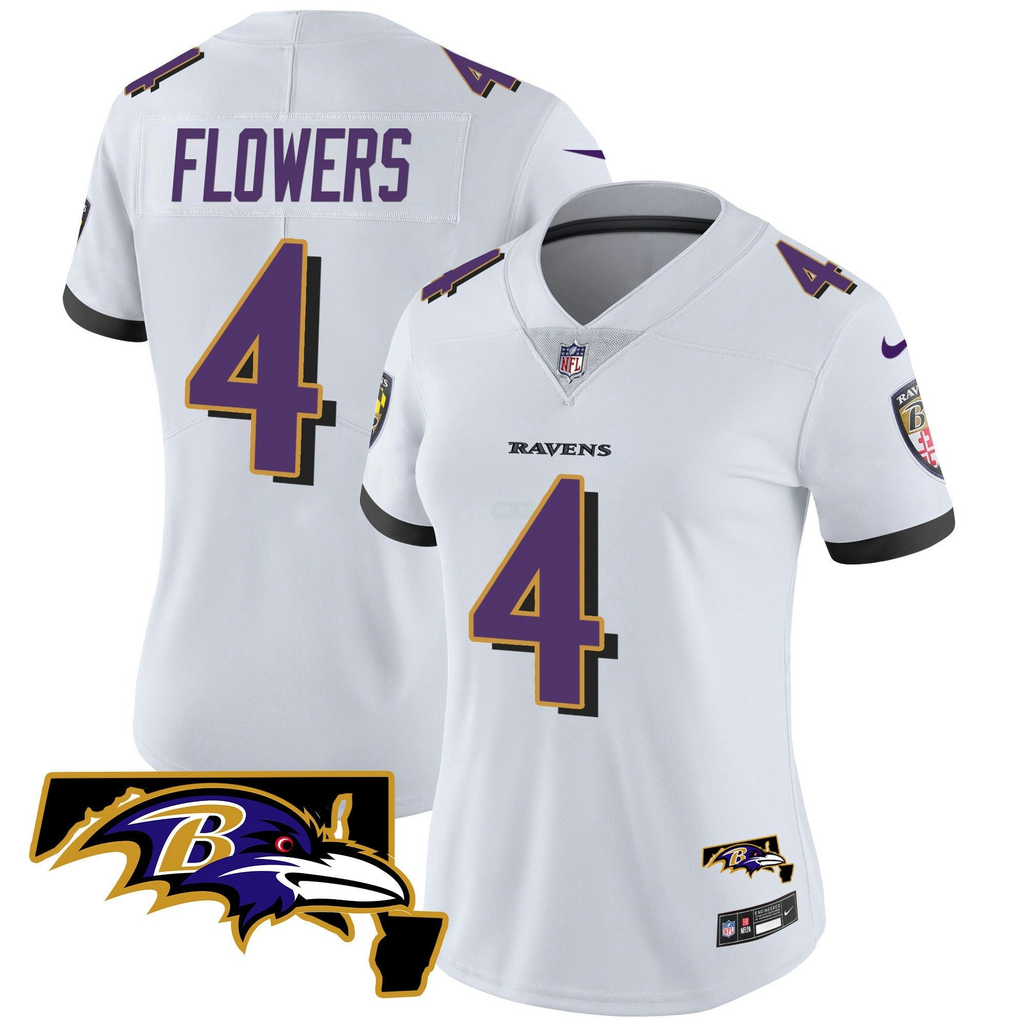 Camisa NFL Women’s Maryland Patch Vapor Limited Jersey