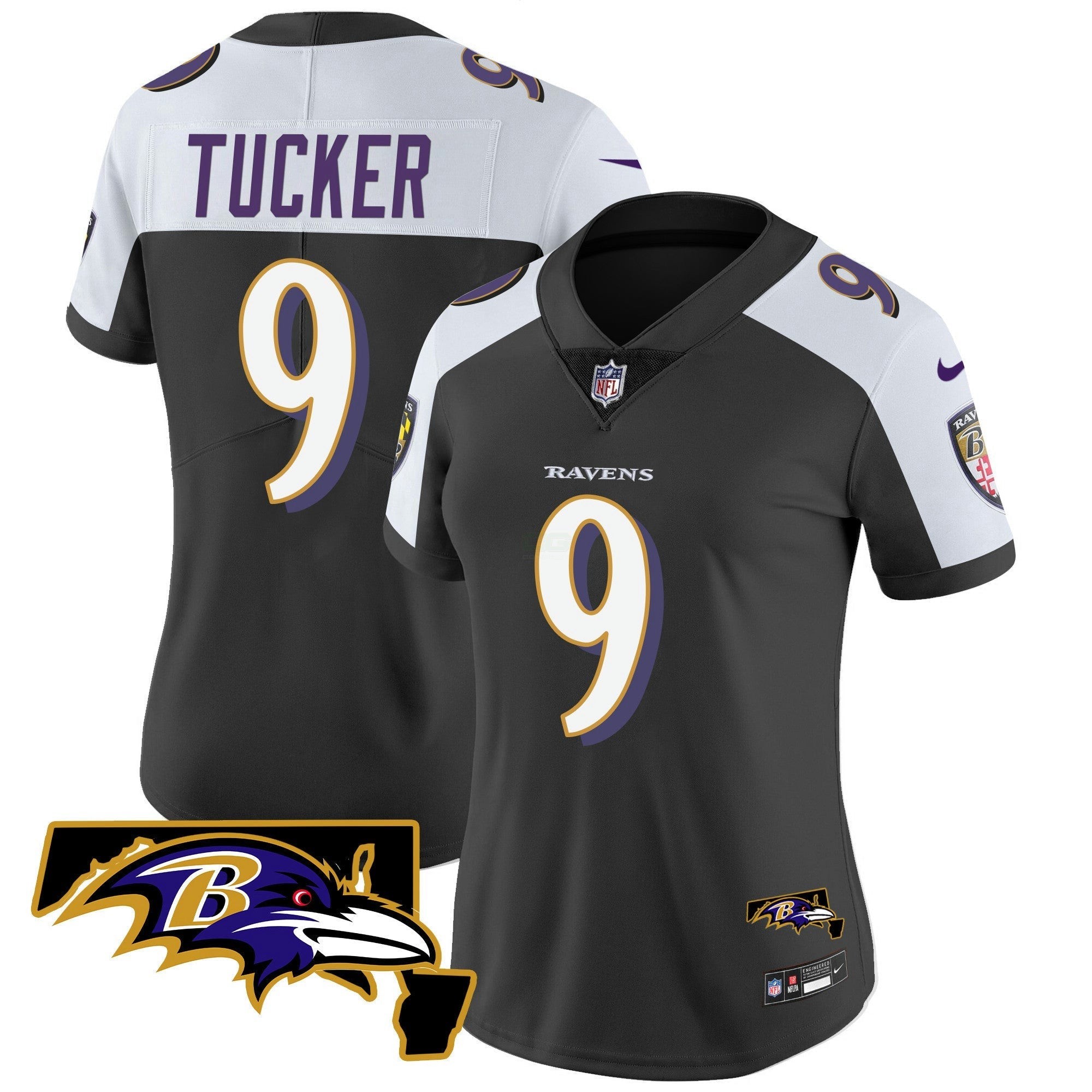 Camisa NFL Women’s Maryland Patch Vapor Limited Jersey