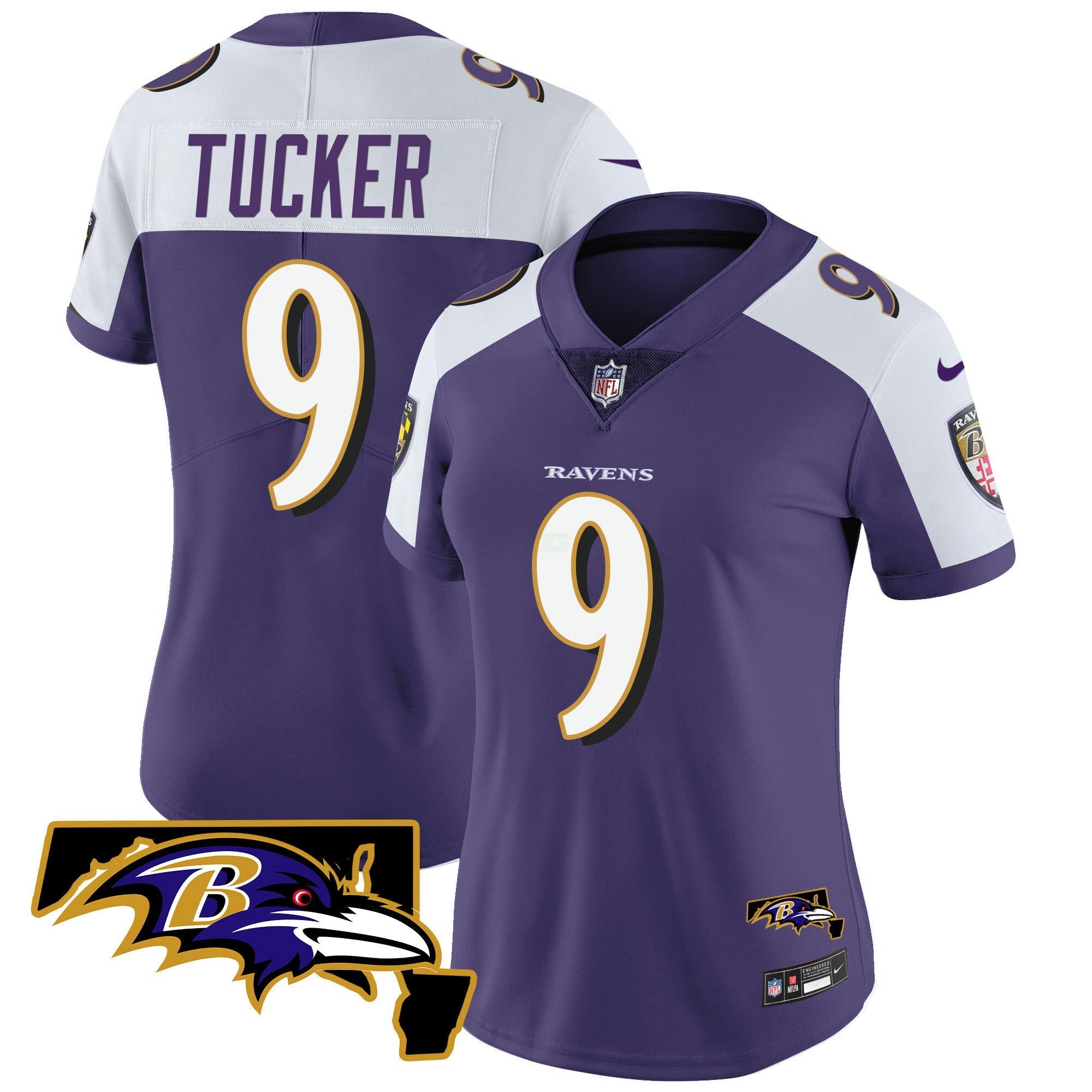 Camisa NFL Women’s Maryland Patch Vapor Limited Jersey