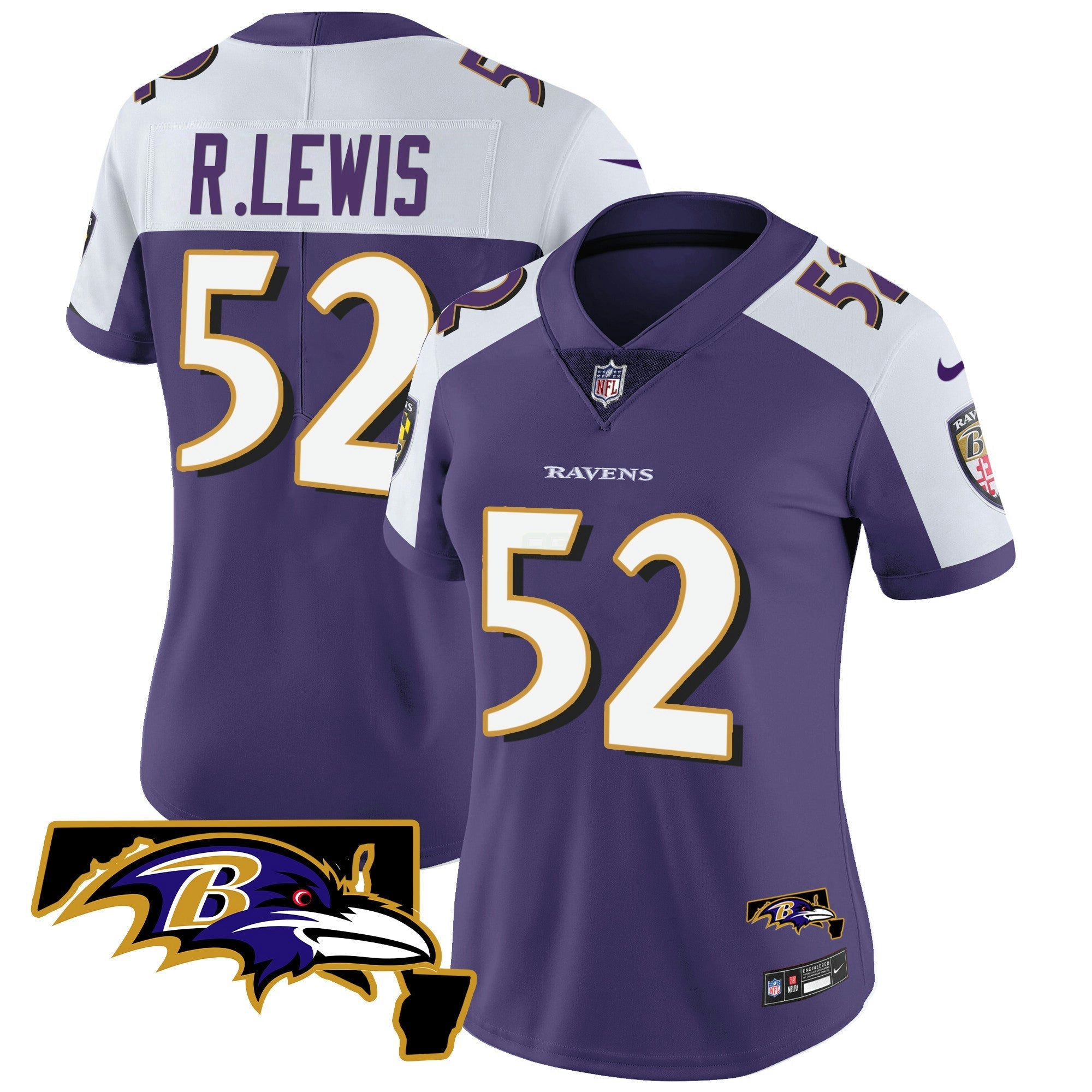 Camisa NFL Women’s Maryland Patch Vapor Limited Jersey
