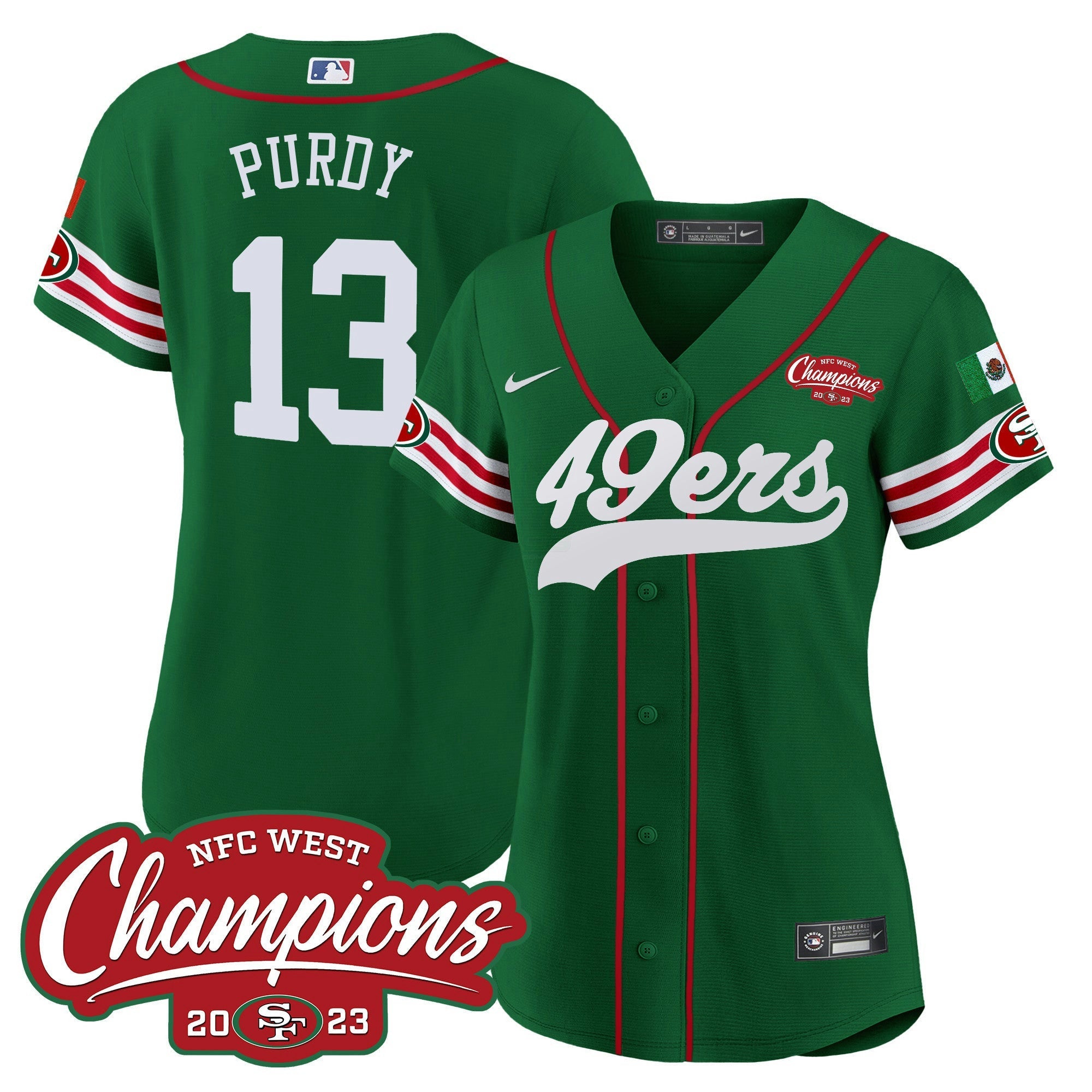 Camisa NFL Women’s Mexico 2023 NFC West Champions Jersey