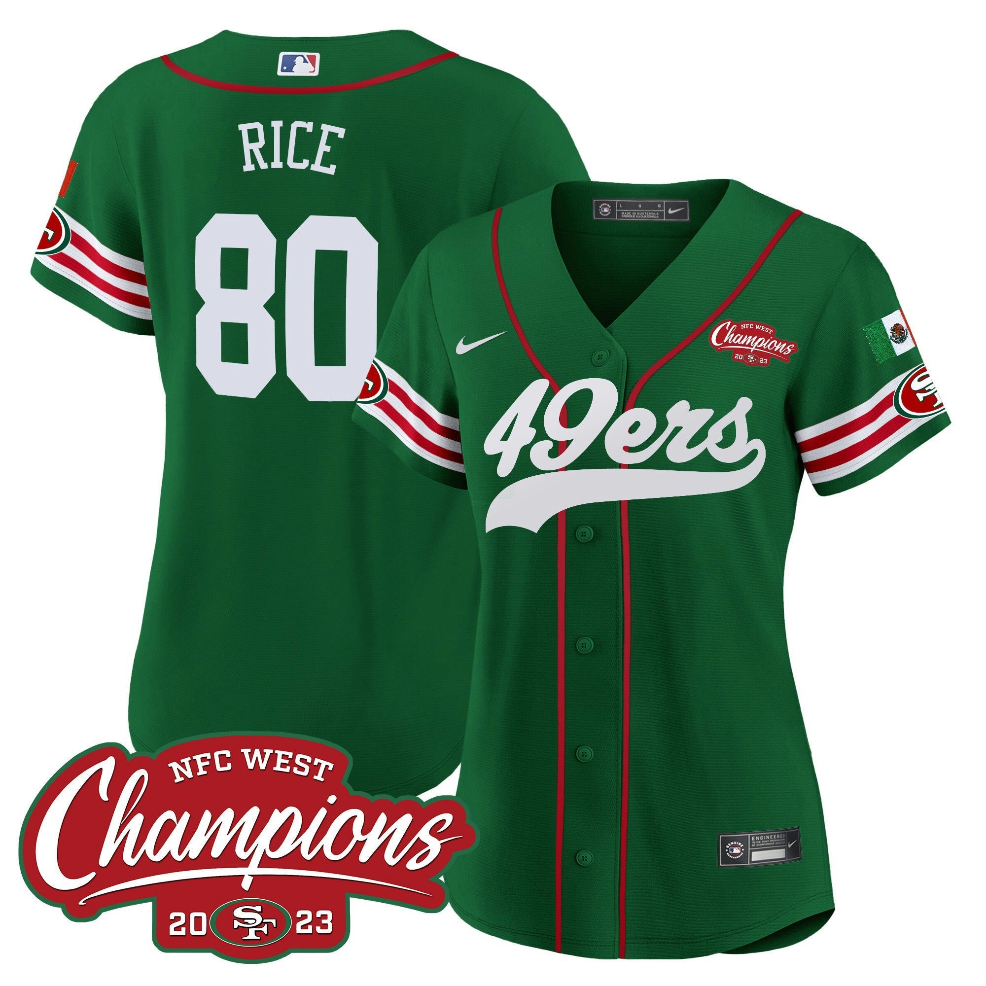 Camisa NFL Women’s Mexico 2023 NFC West Champions Jersey
