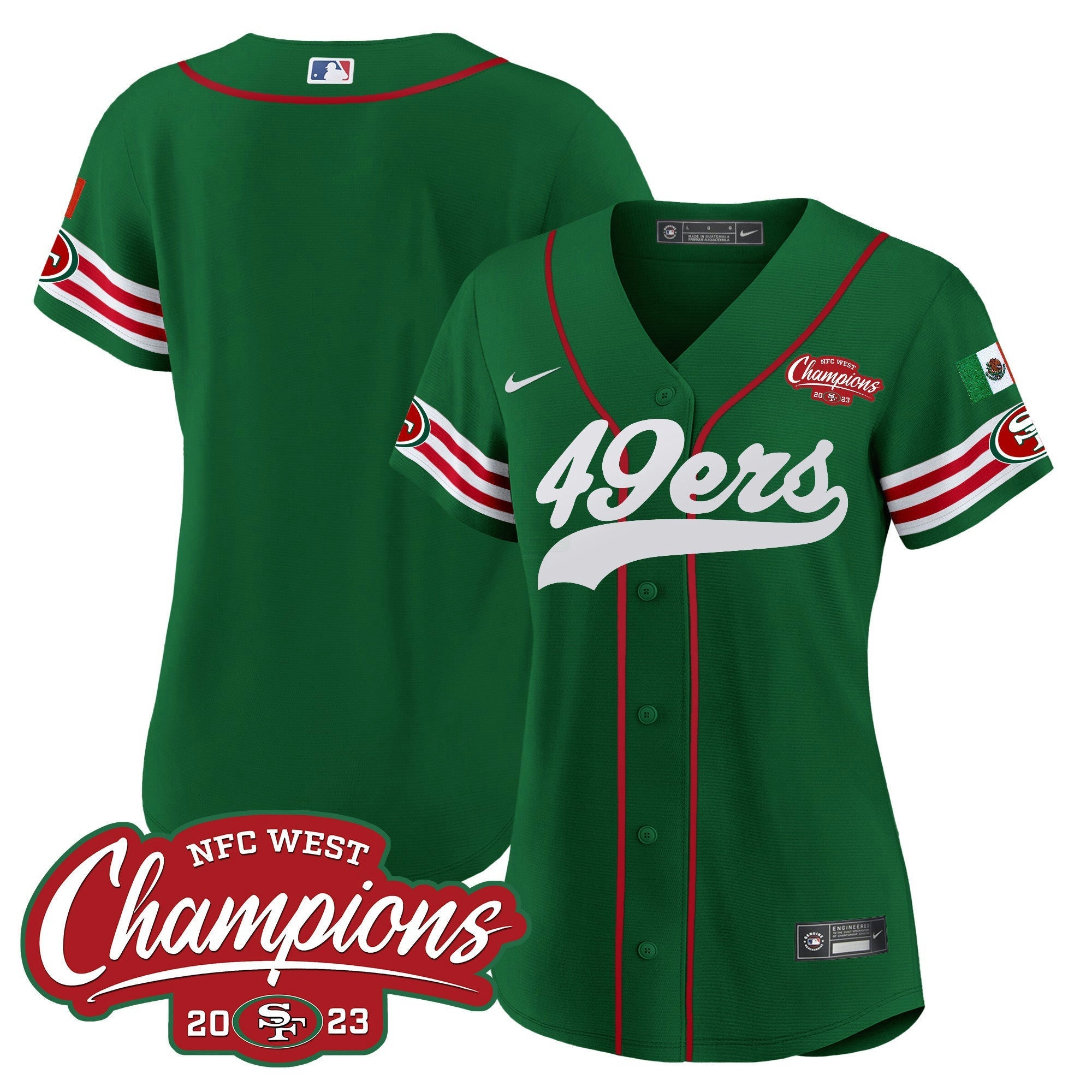 Camisa NFL Women’s Mexico 2023 NFC West Champions Jersey