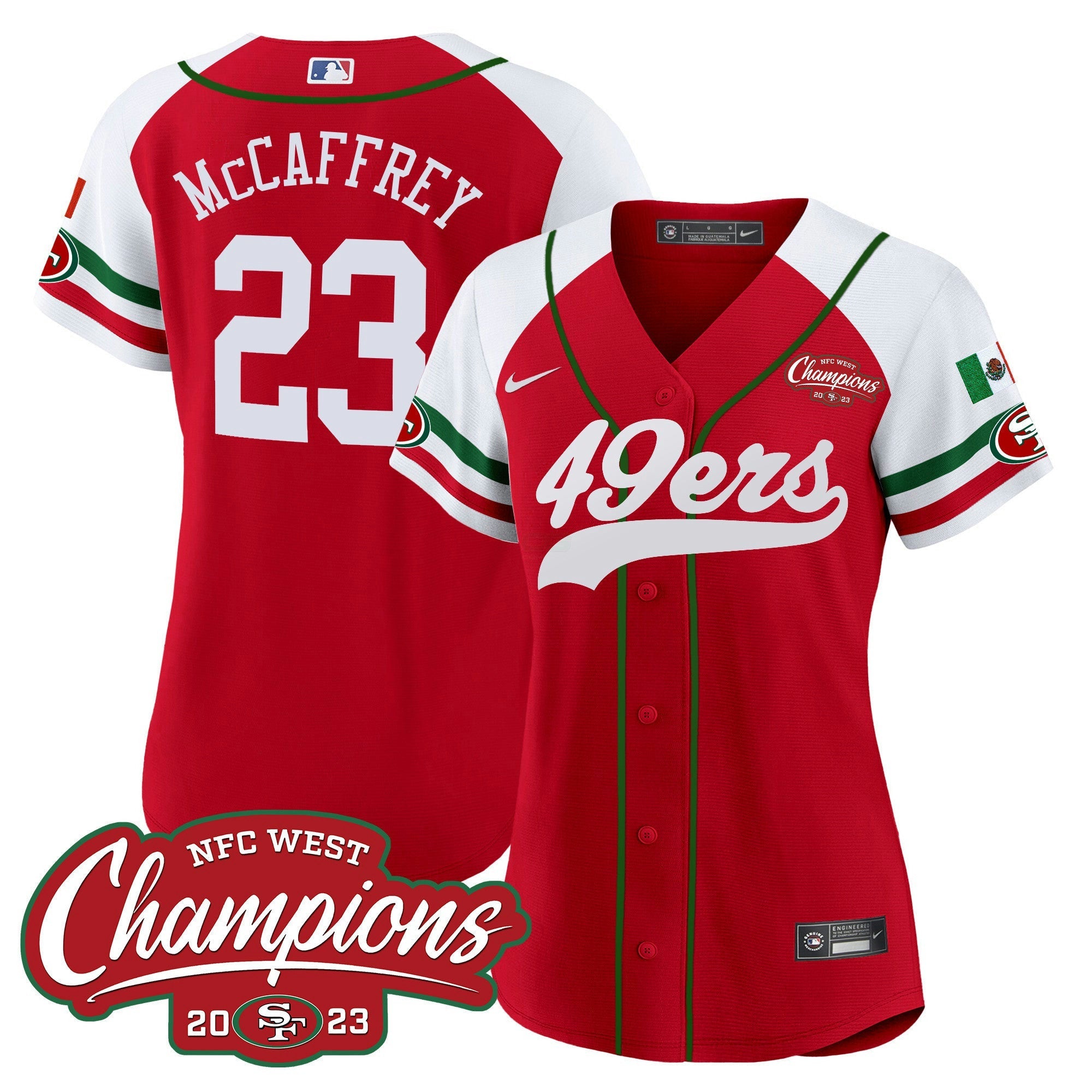 Camisa NFL Women’s Mexico 2023 NFC West Champions Jersey