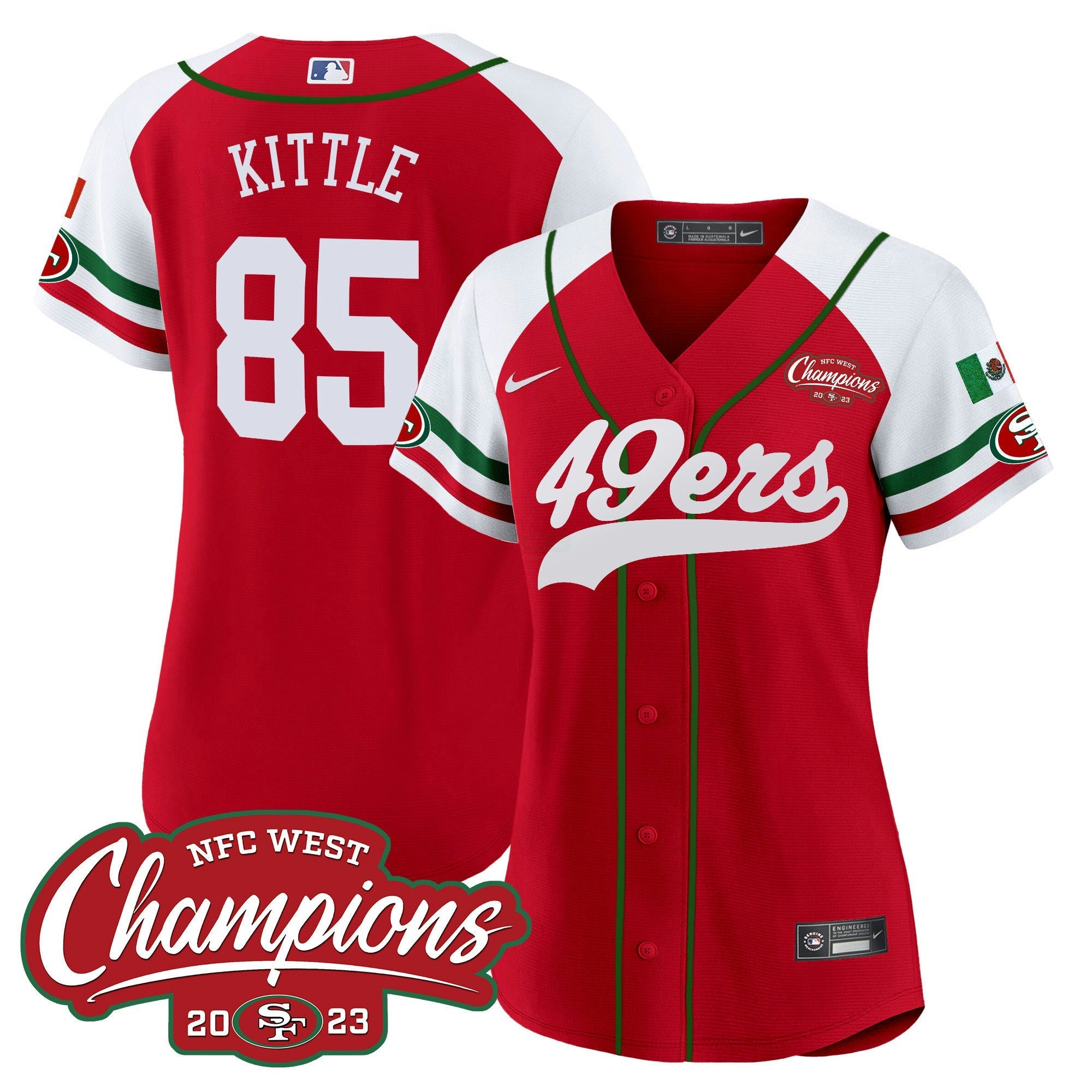 Camisa NFL Women’s Mexico 2023 NFC West Champions Jersey
