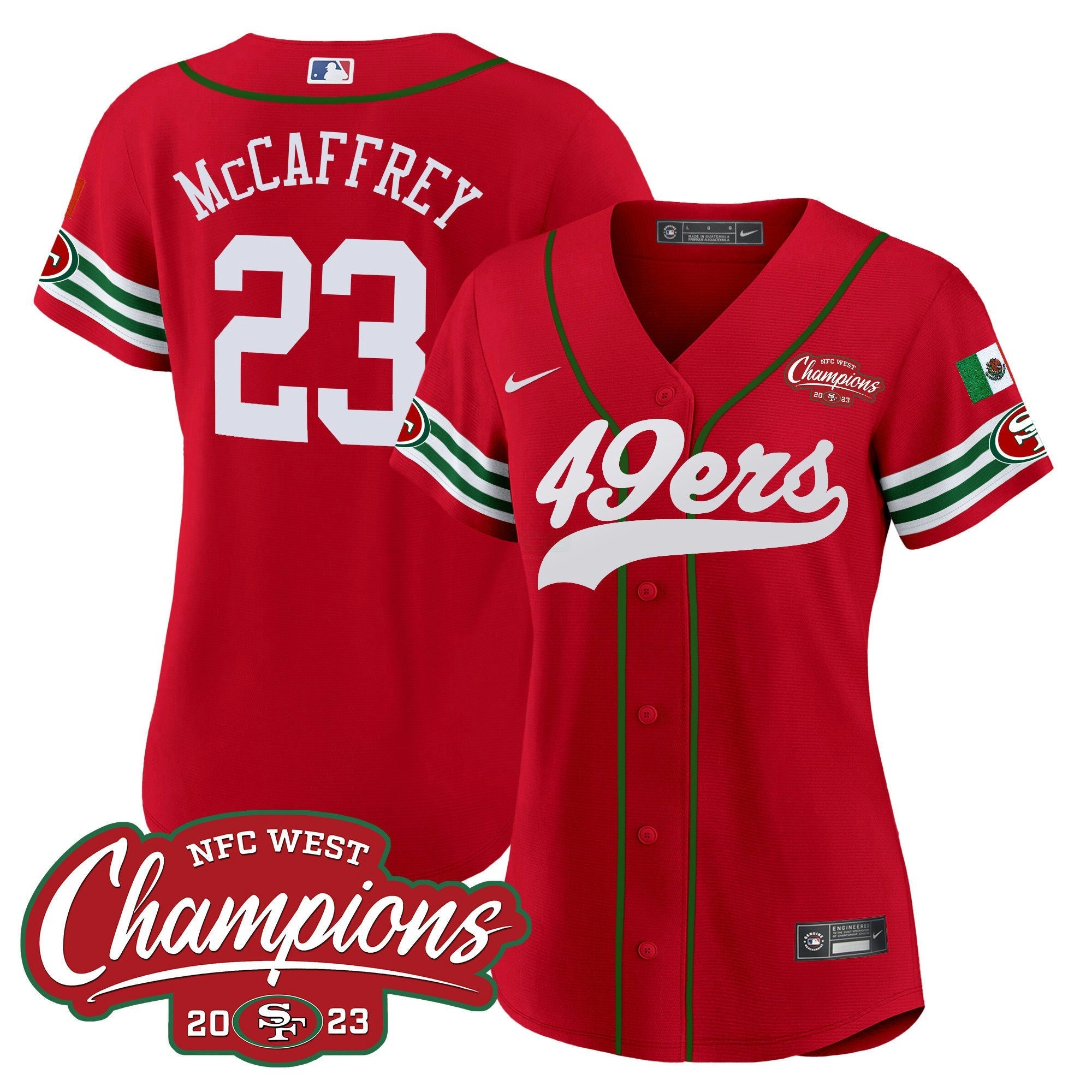 Camisa NFL Women’s Mexico 2023 NFC West Champions Jersey