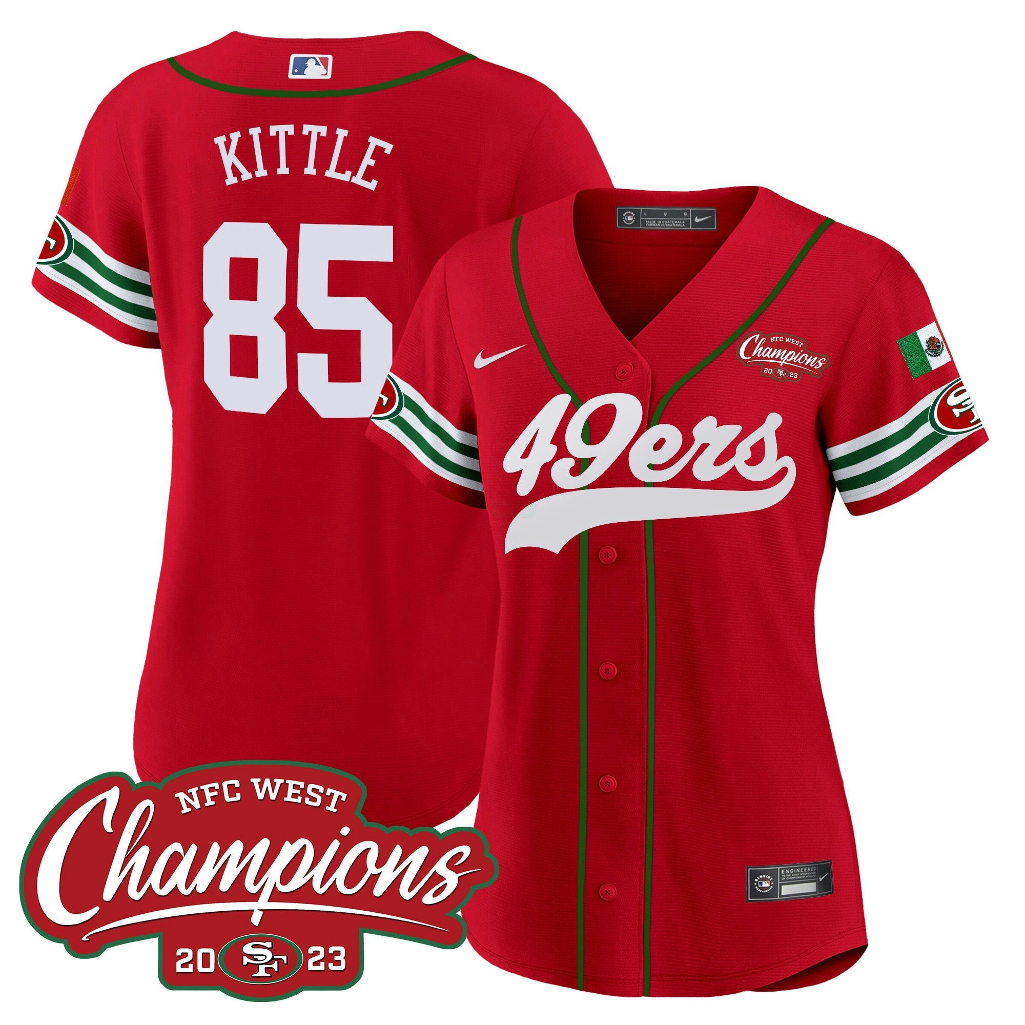 Camisa NFL Women’s Mexico 2023 NFC West Champions Jersey