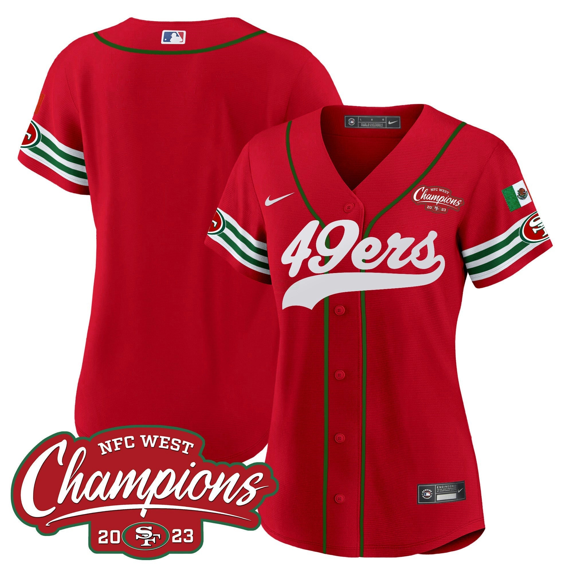 Camisa NFL Women’s Mexico 2023 NFC West Champions Jersey