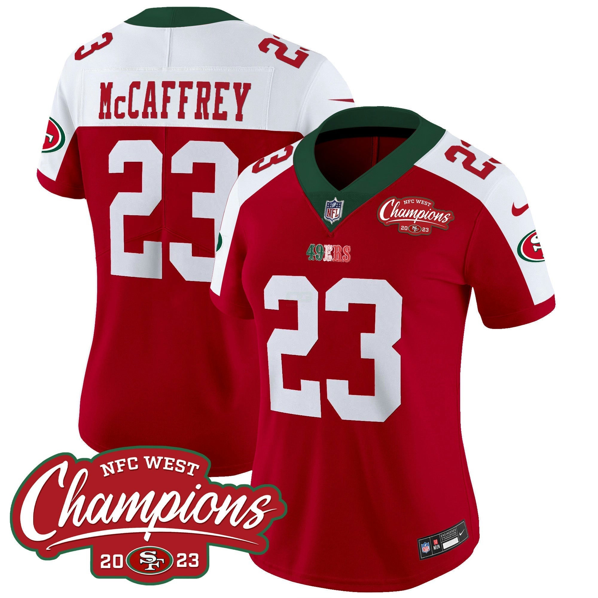Camisa NFL Women’s Mexico 2023 NFC West Champions Patch Vapor Jersey