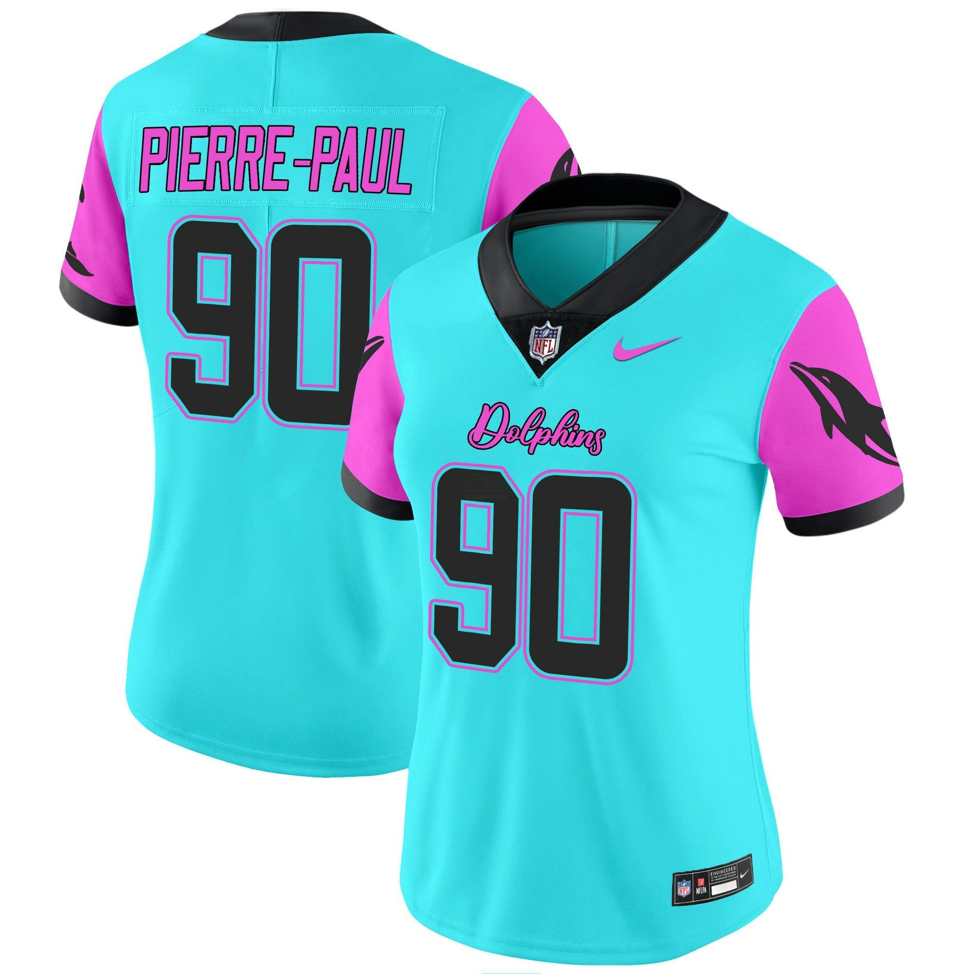 Camisa NFL Women’s Miami Vice Vapor Limited Jersey