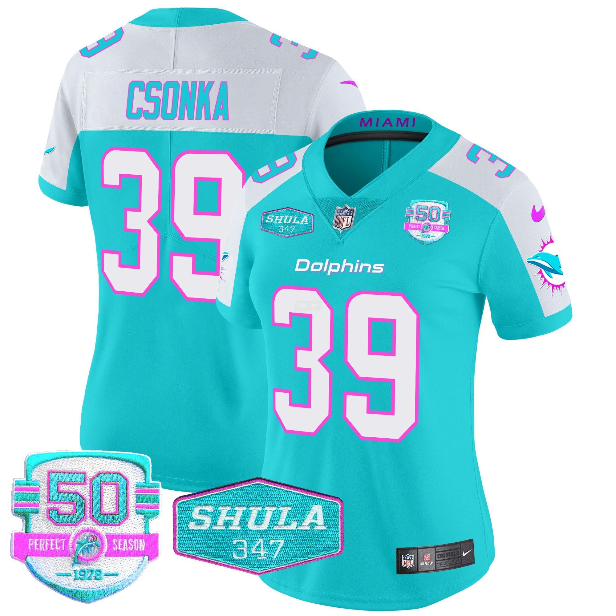 Camisa NFL Women’s “Miami Vice” Vapor Limited Jersey V2