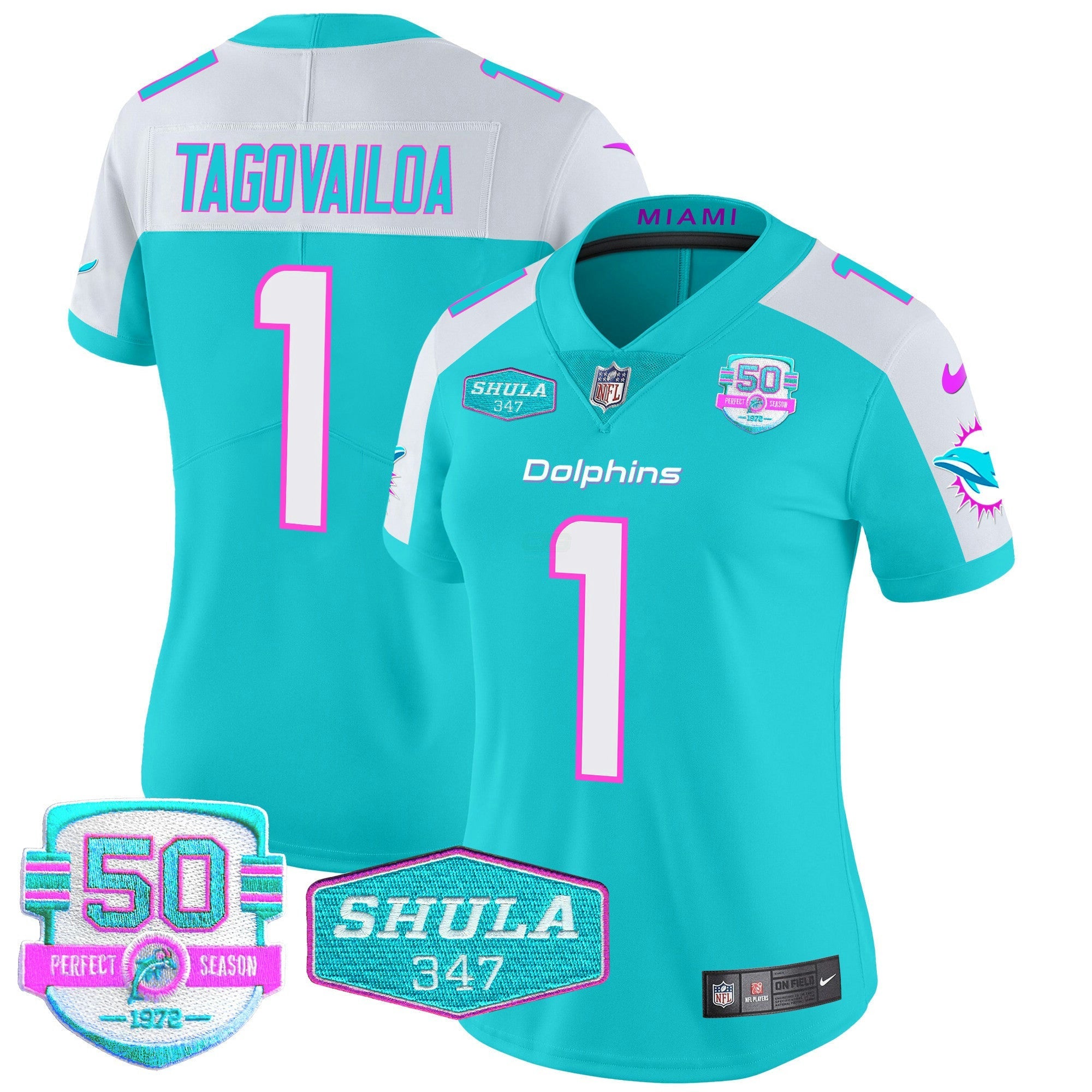 Camisa NFL Women’s “Miami Vice” Vapor Limited Jersey V2
