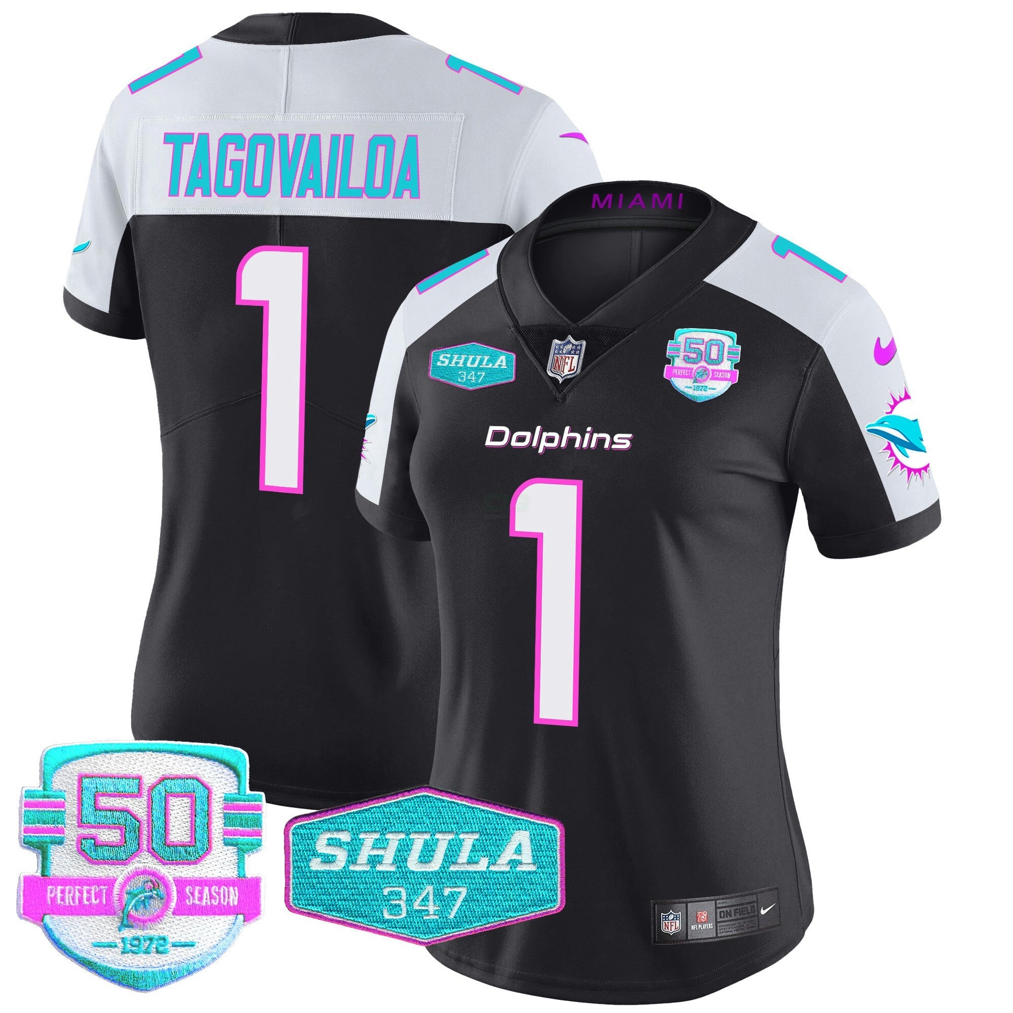 Camisa NFL Women’s “Miami Vice” Vapor Limited Jersey V2