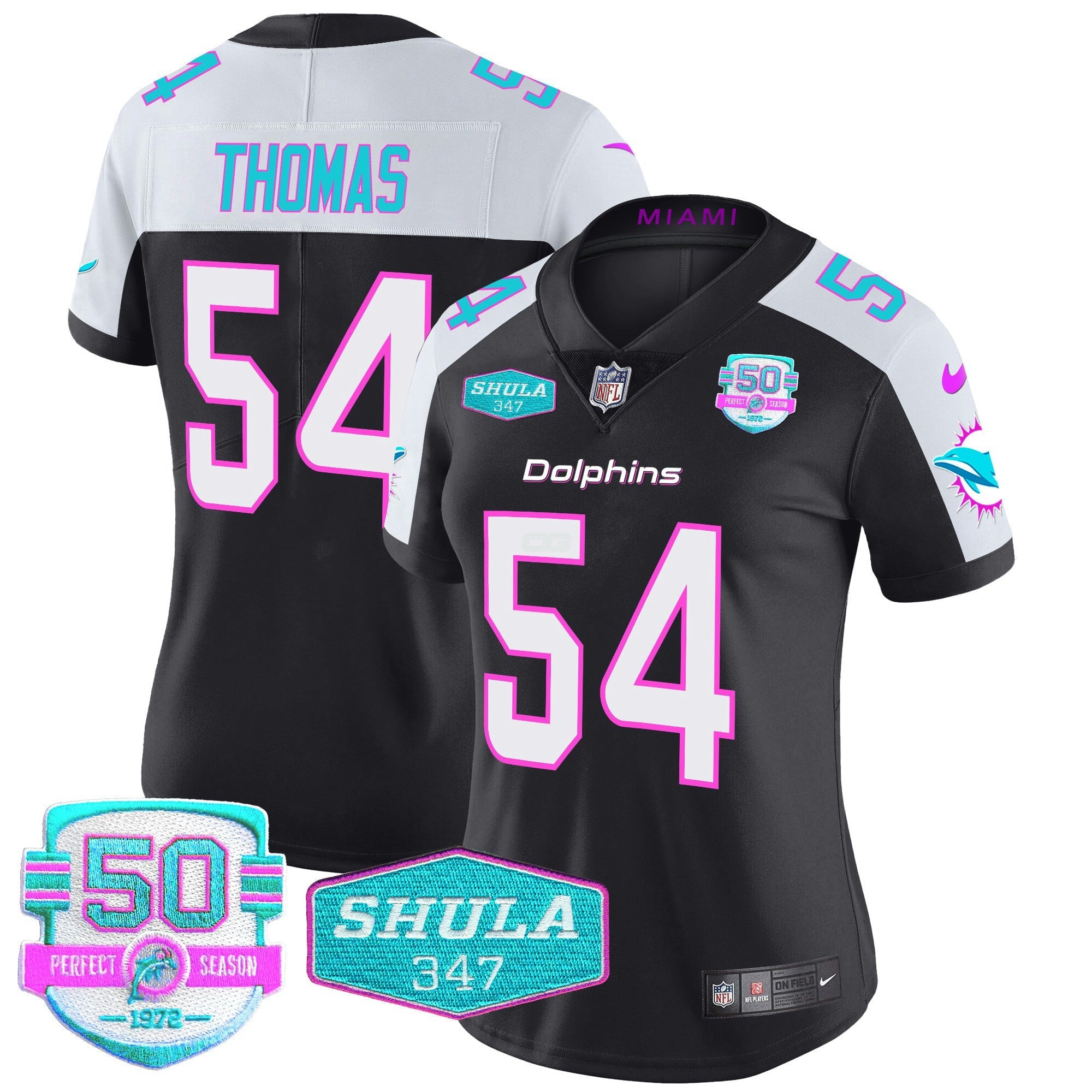 Camisa NFL Women’s “Miami Vice” Vapor Limited Jersey V2