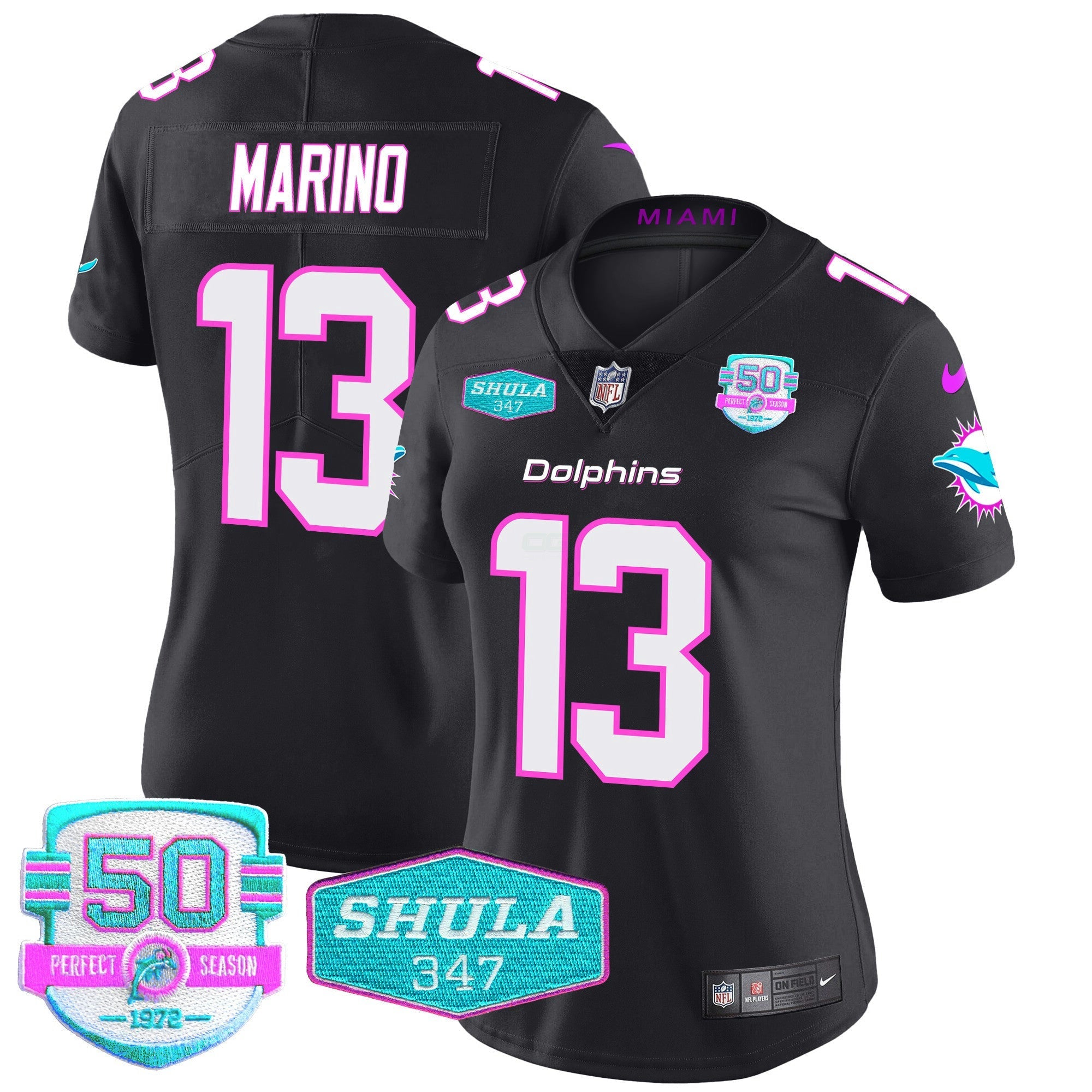 Camisa NFL Women’s “Miami Vice” Vapor Limited Jersey V2
