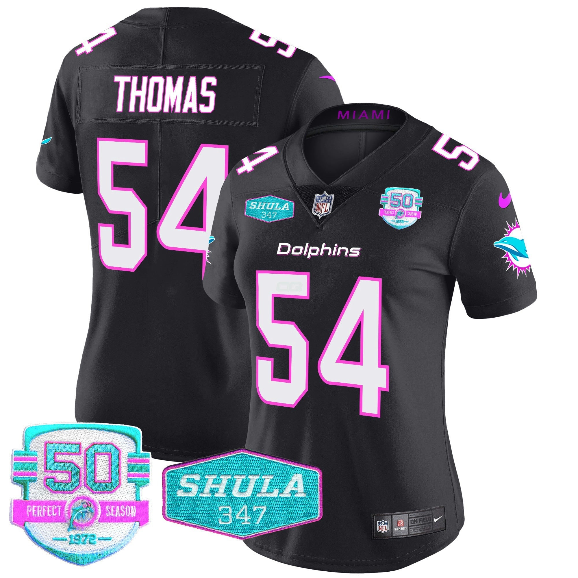 Camisa NFL Women’s “Miami Vice” Vapor Limited Jersey V2