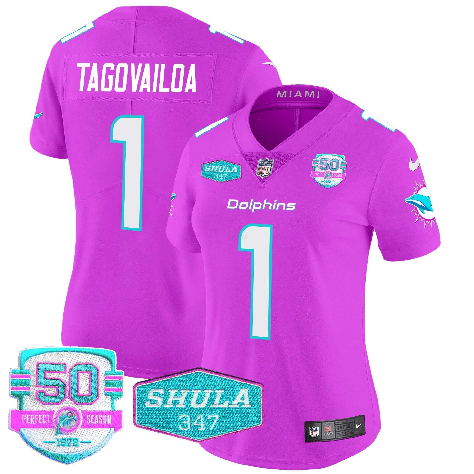 Camisa NFL Women’s “Miami Vice” Vapor Limited Jersey V2