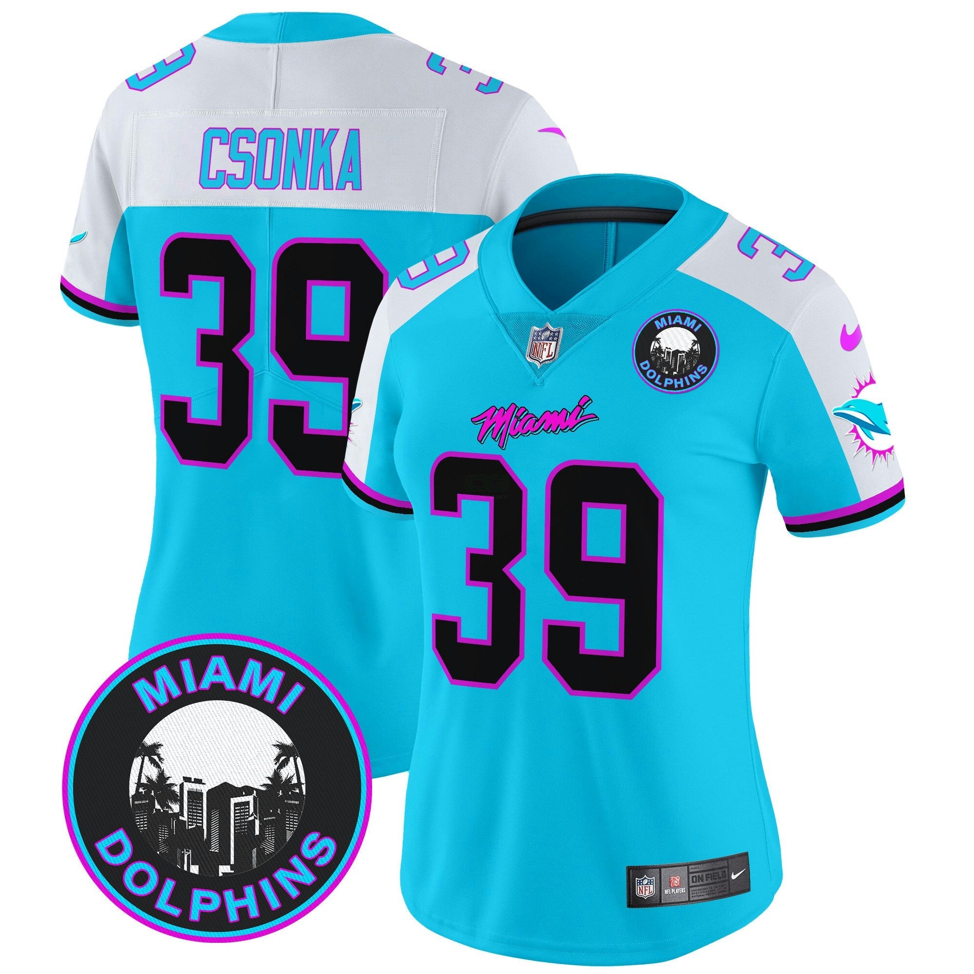 Camisa NFL Women’s “Miami Vice” Vapor Limited Jersey V3