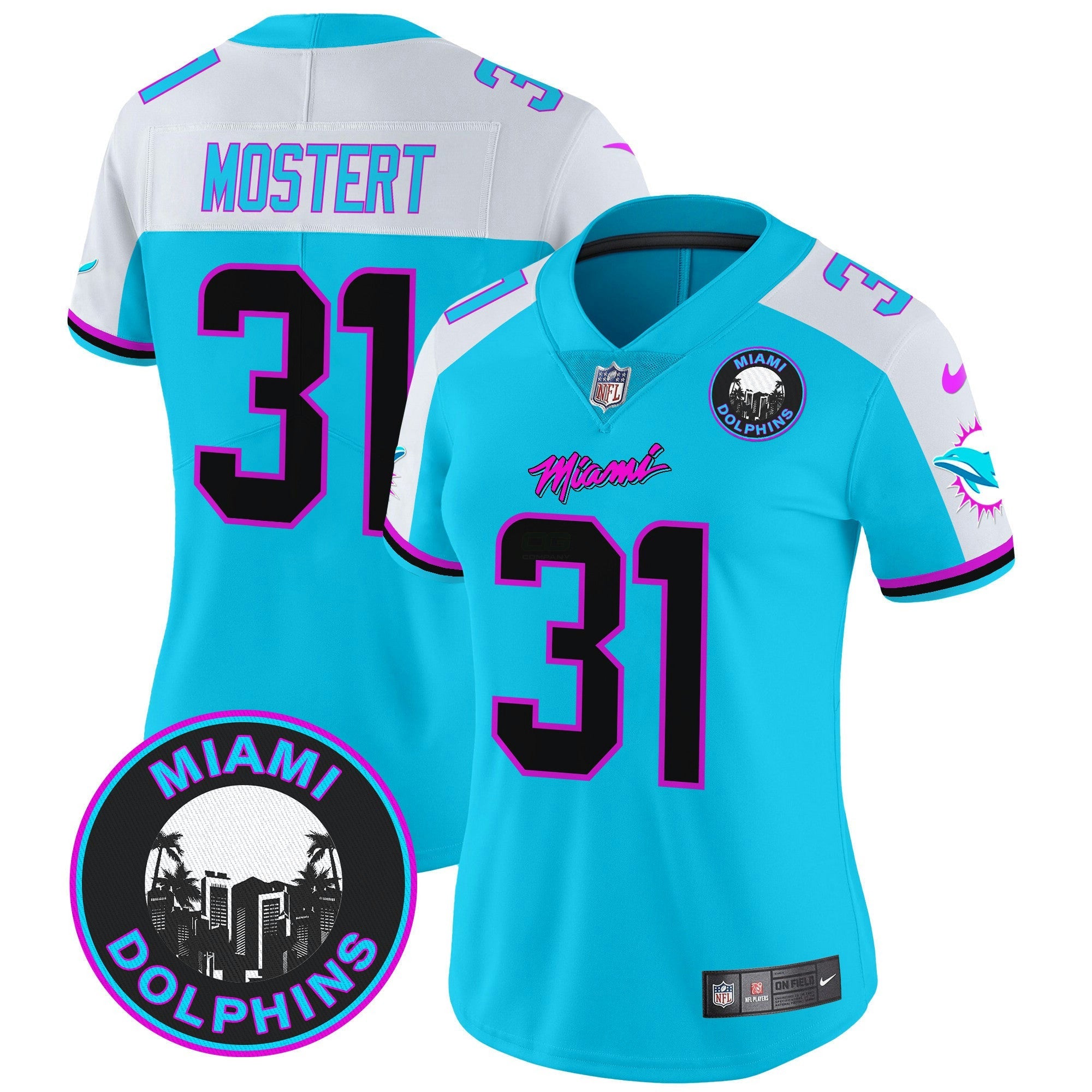 Camisa NFL Women’s “Miami Vice” Vapor Limited Jersey V3