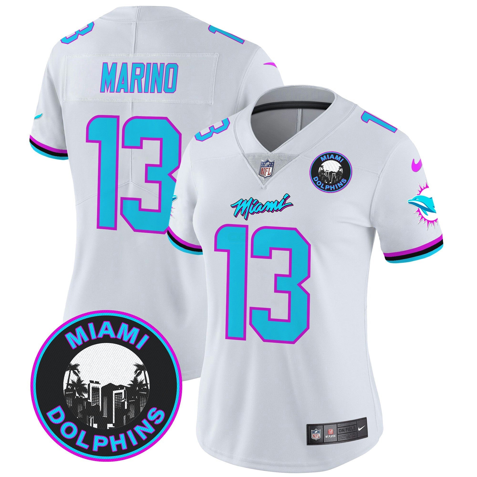 Camisa NFL Women’s “Miami Vice” Vapor Limited Jersey V3