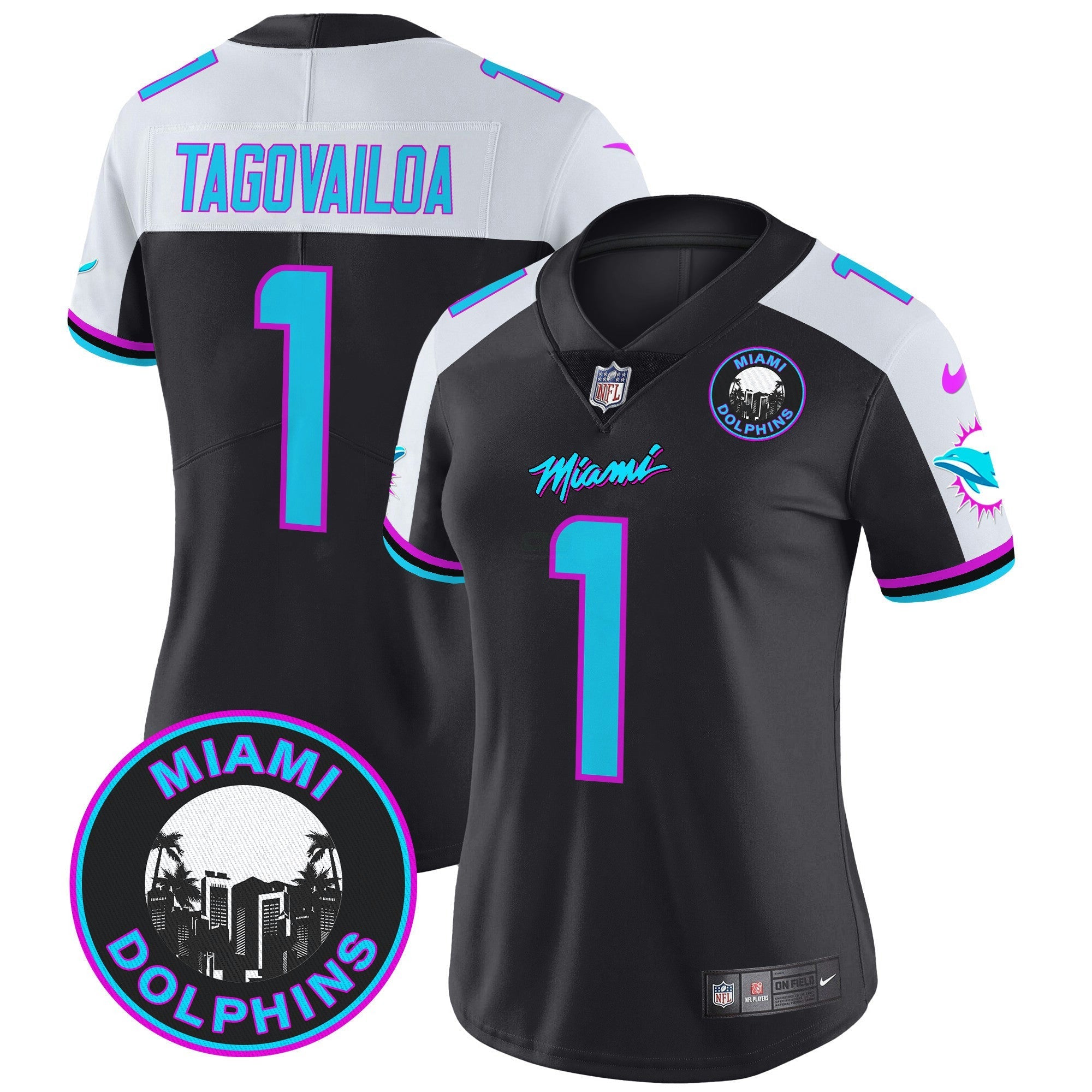 Camisa NFL Women’s “Miami Vice” Vapor Limited Jersey V3