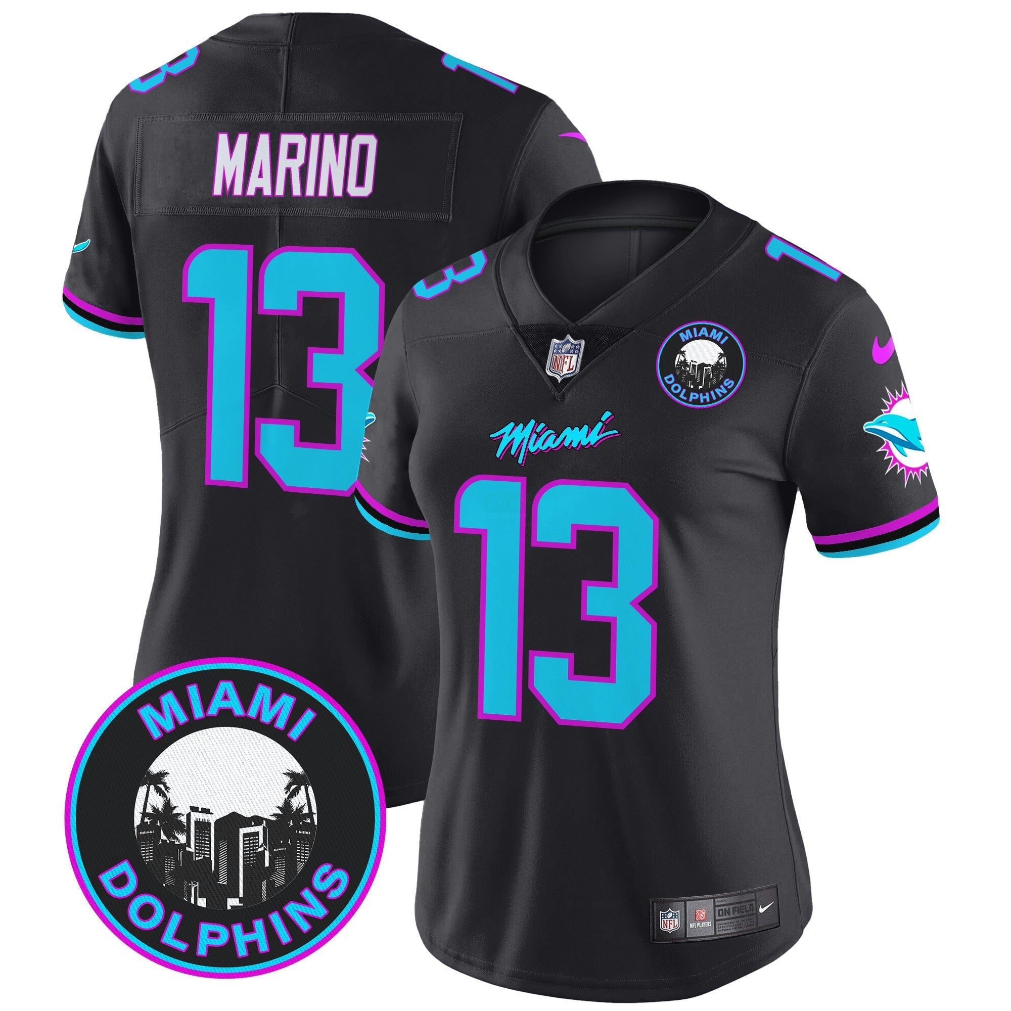 Camisa NFL Women’s “Miami Vice” Vapor Limited Jersey V3