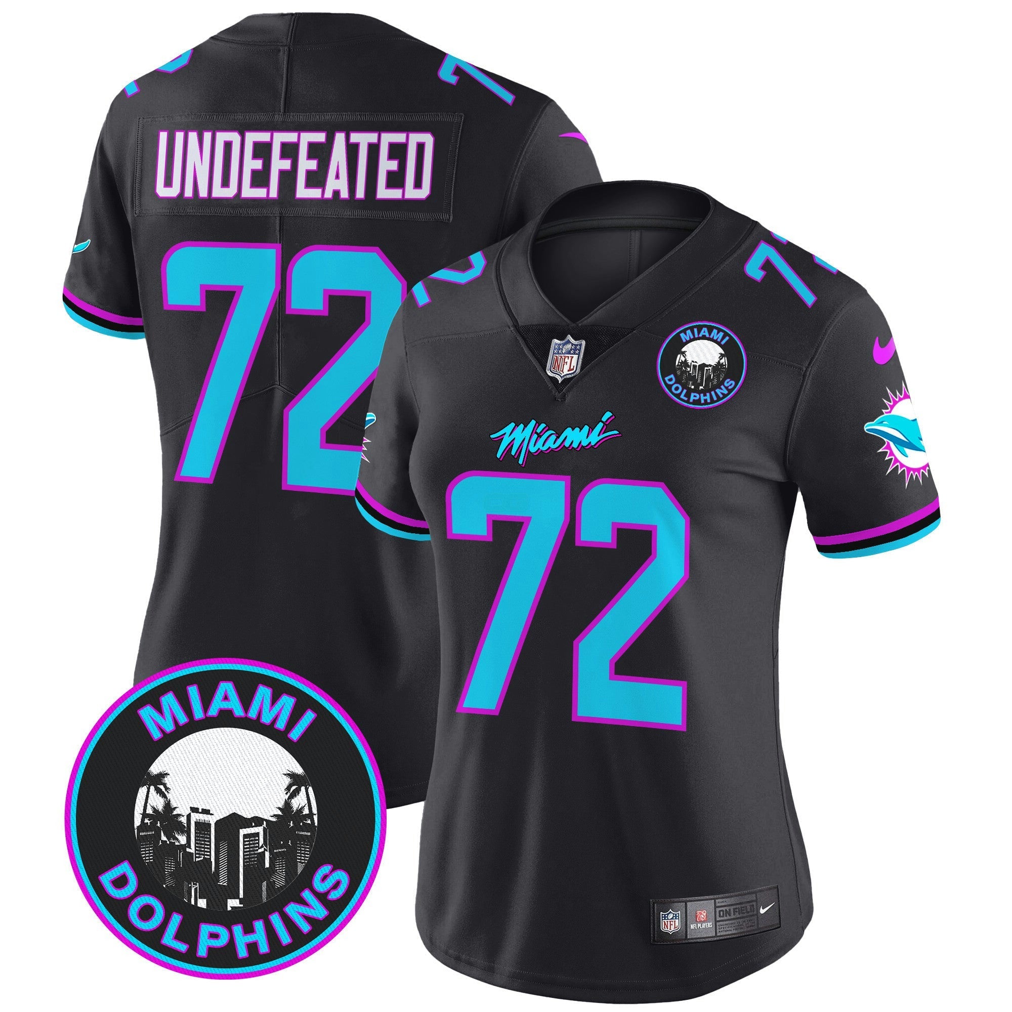 Camisa NFL Women’s “Miami Vice” Vapor Limited Jersey V3