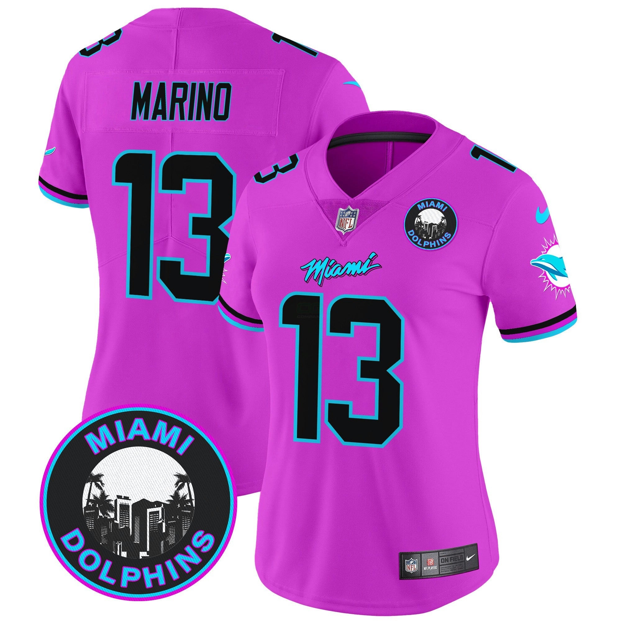 Camisa NFL Women’s “Miami Vice” Vapor Limited Jersey V3