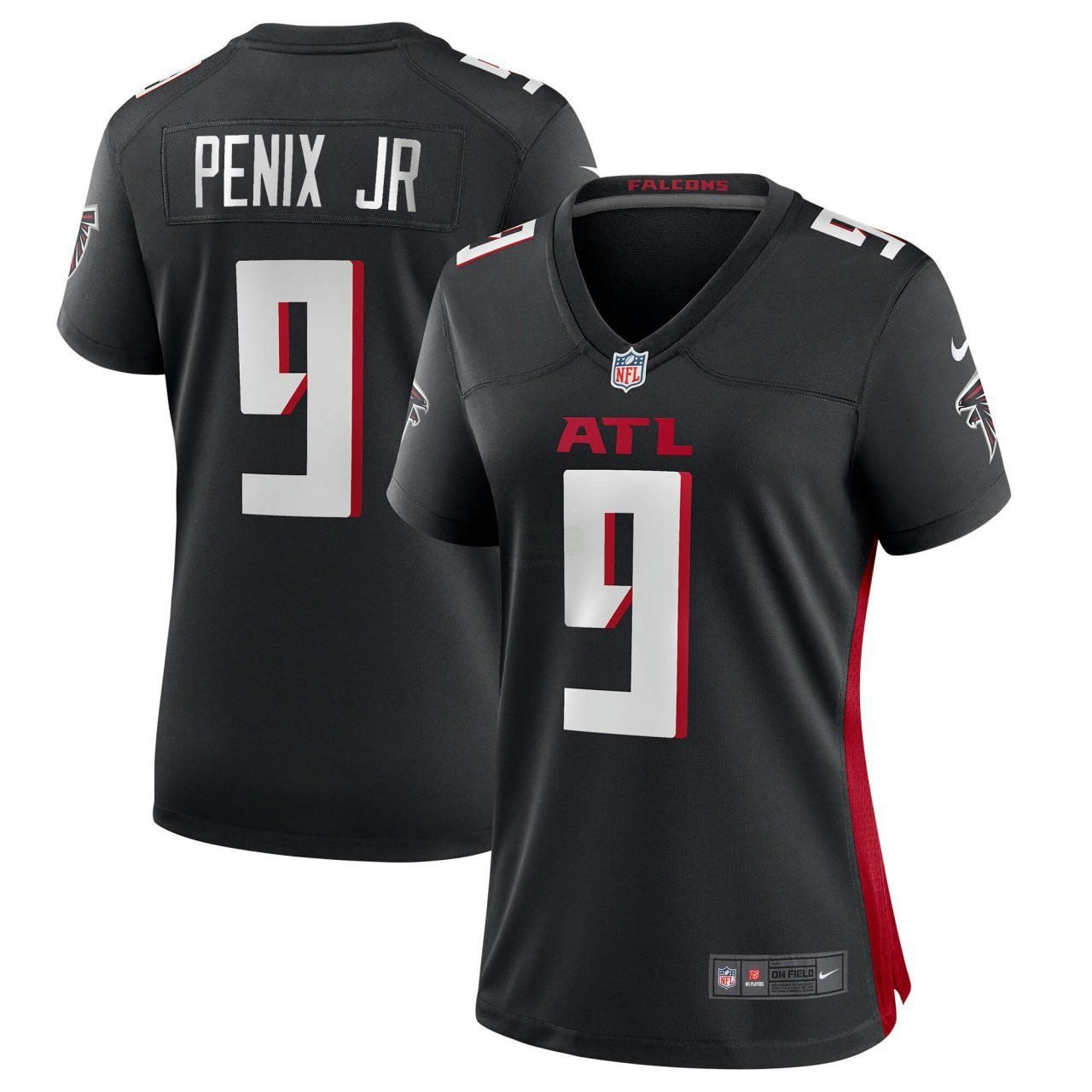 Camisa NFL Women’s Michael Penix Jr. Atlanta Black Game Jersey