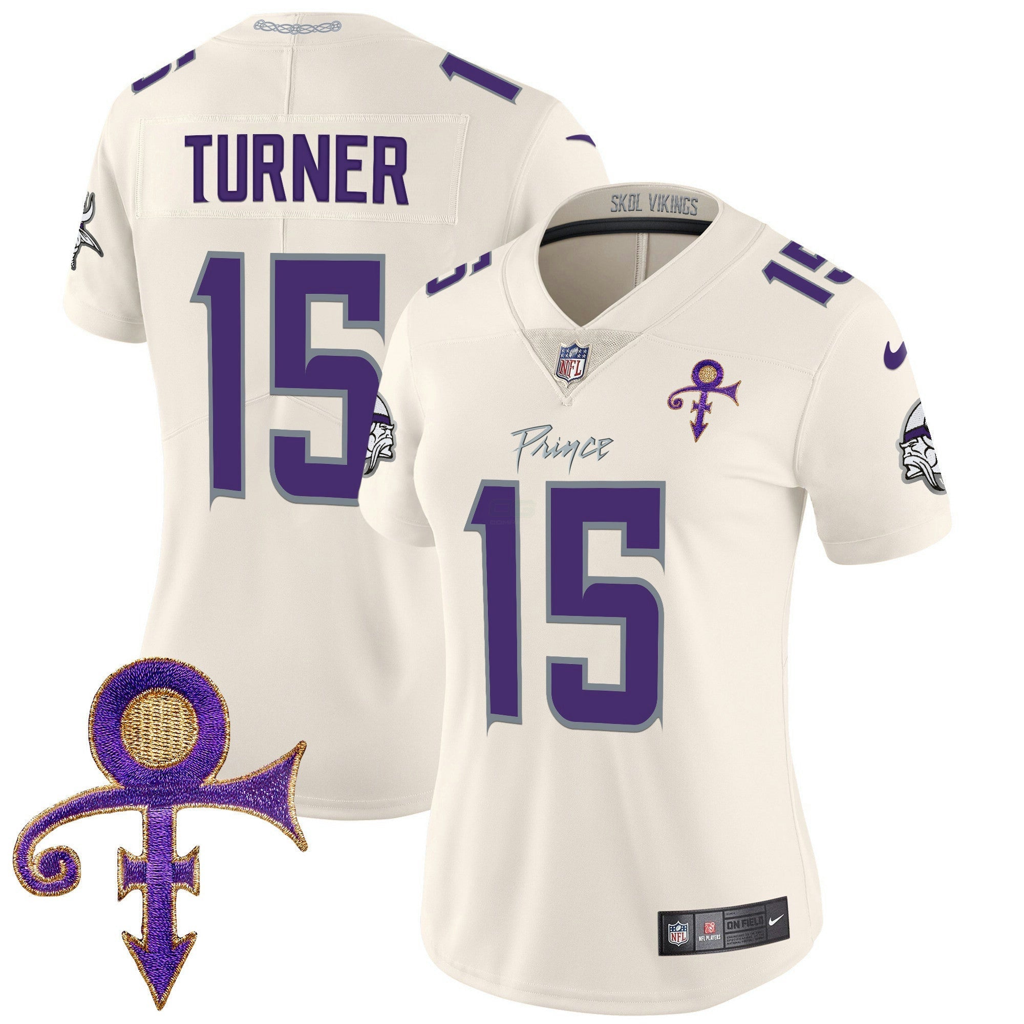 Camisa NFL Women’s Minnesota 2024 Prince Vapor Limited Jersey