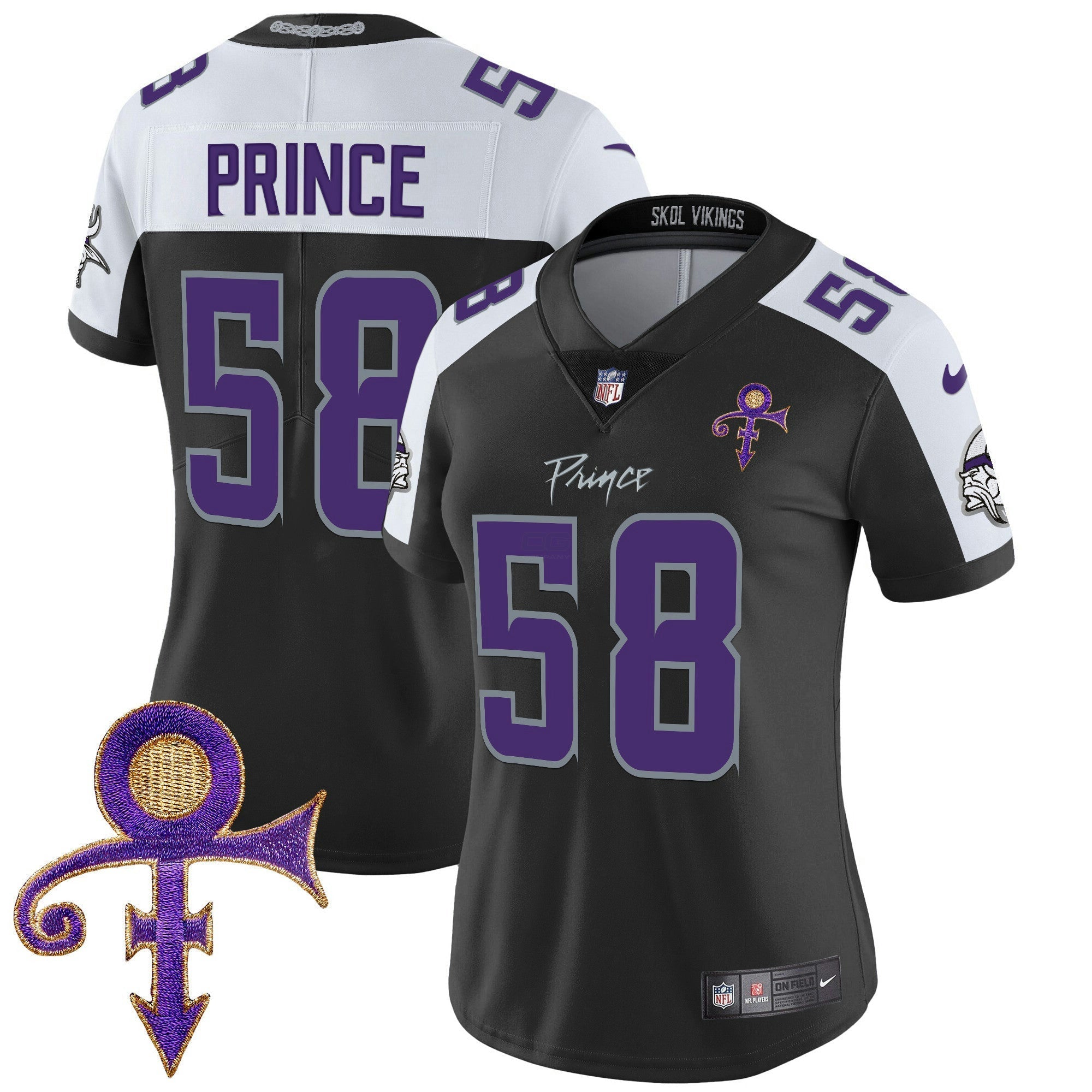 Camisa NFL Women’s Minnesota 2024 Prince Vapor Limited Jersey