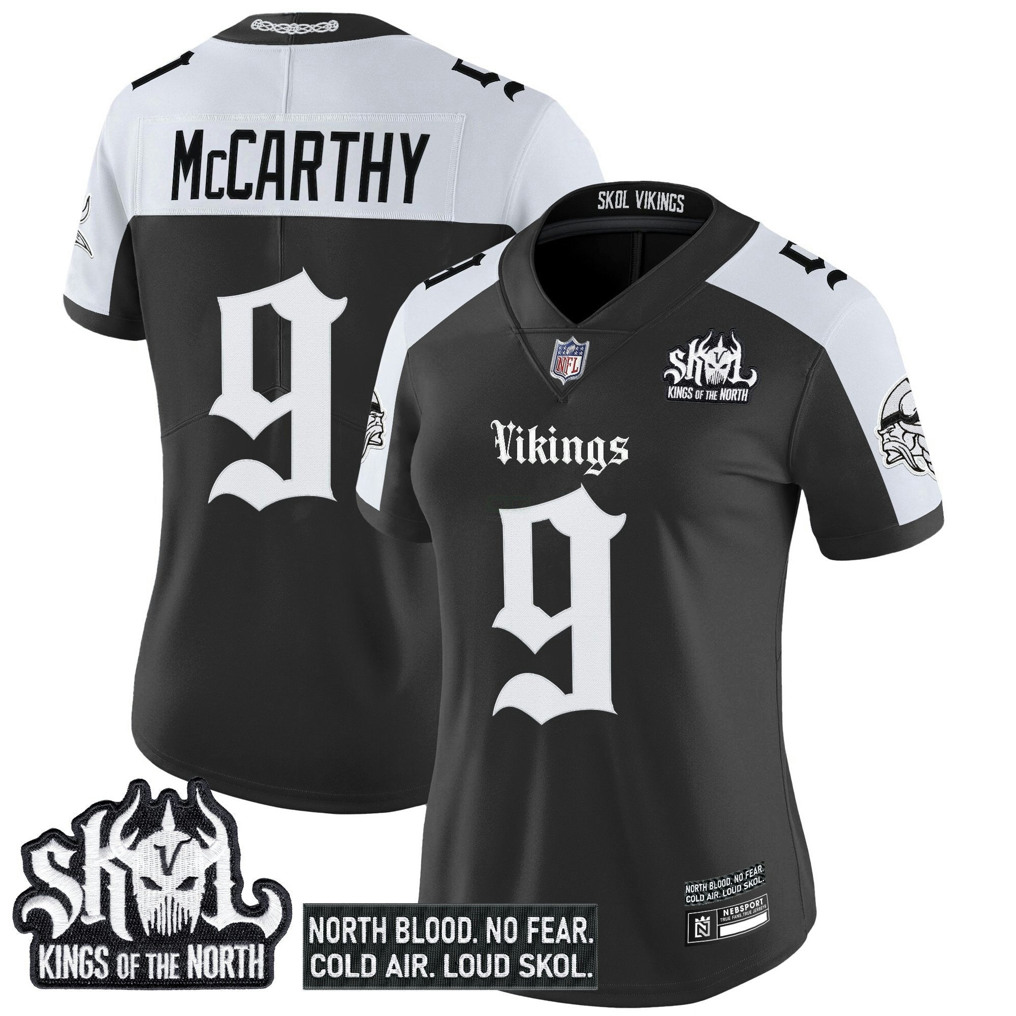 Camisa NFL Women’s Minnesota ‘Gothic Norseblood Edition’ Vapor Limited Jersey