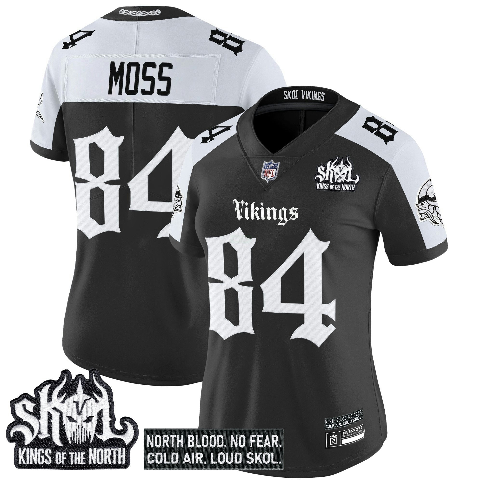 Camisa NFL Women’s Minnesota ‘Gothic Norseblood Edition’ Vapor Limited Jersey