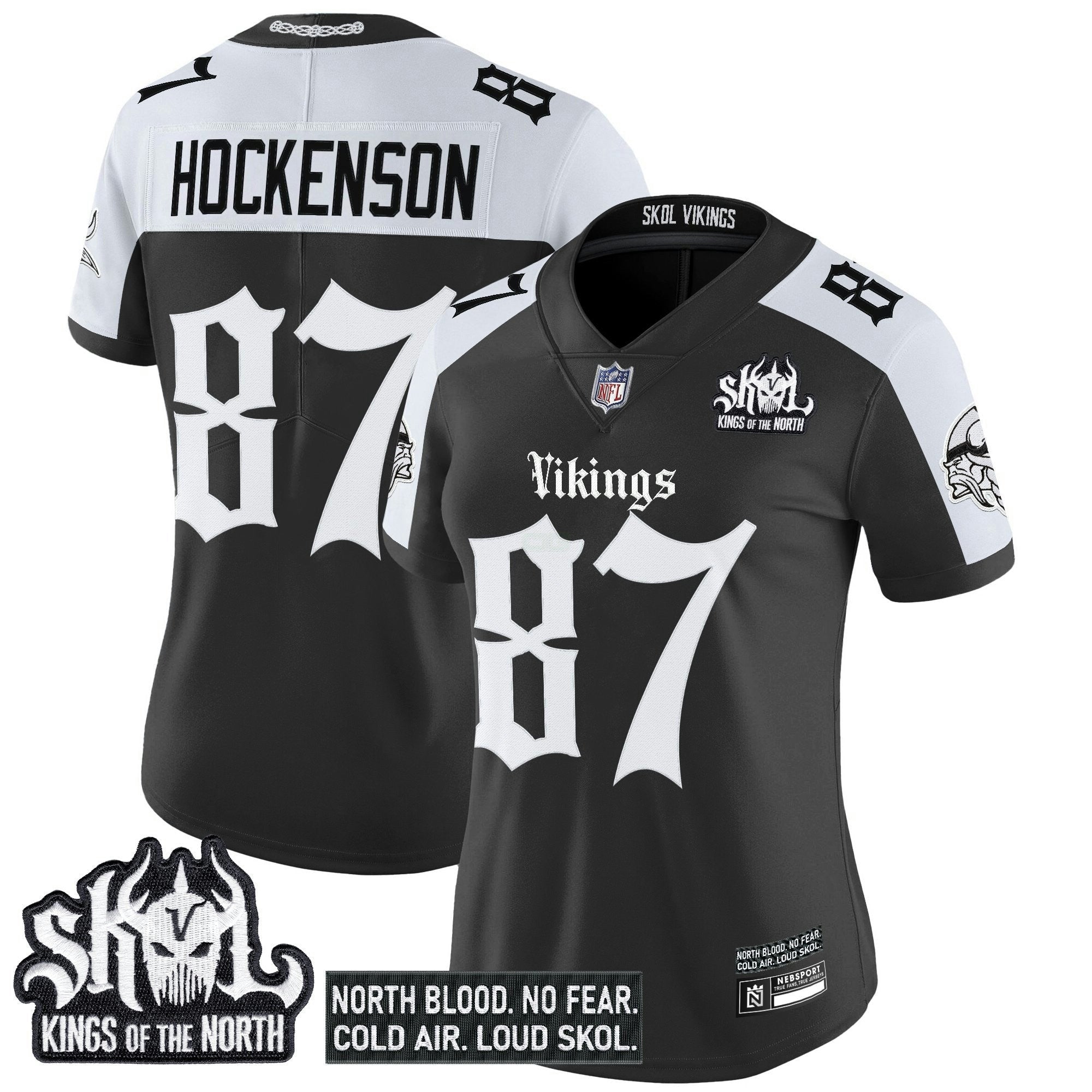 Camisa NFL Women’s Minnesota ‘Gothic Norseblood Edition’ Vapor Limited Jersey