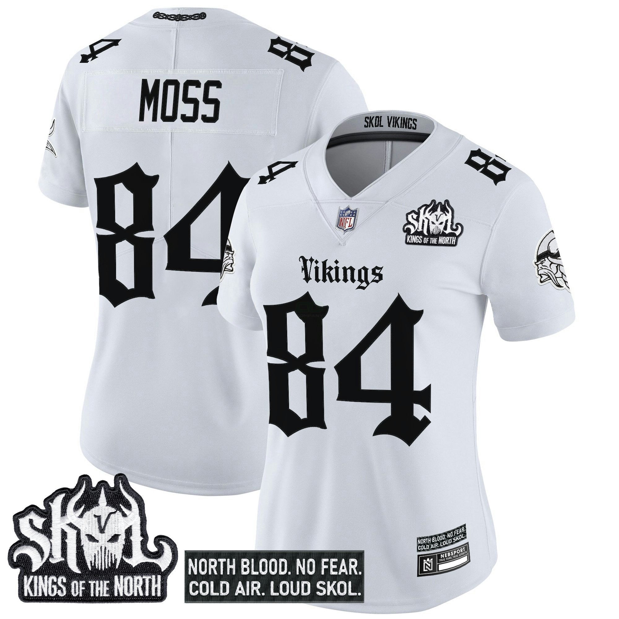 Camisa NFL Women’s Minnesota ‘Gothic Norseblood Edition’ Vapor Limited Jersey
