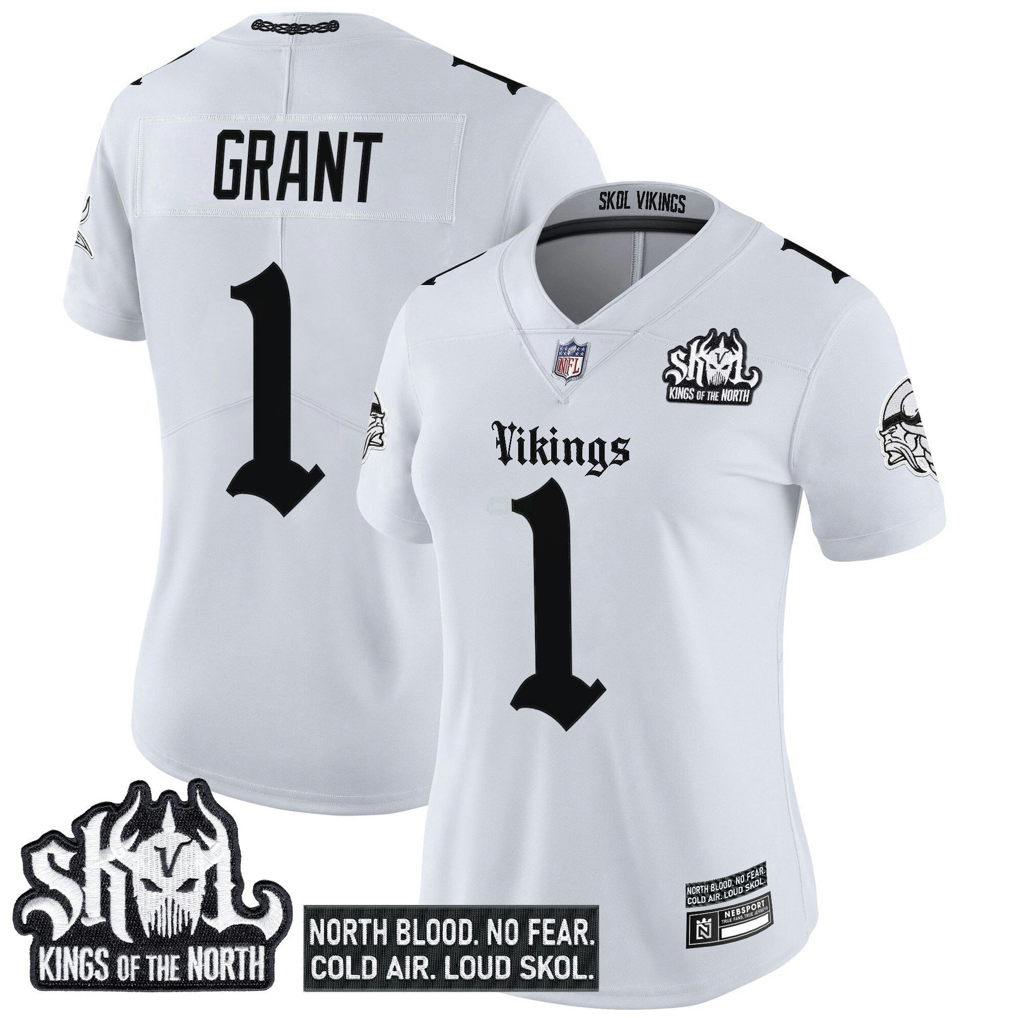 Camisa NFL Women’s Minnesota ‘Gothic Norseblood Edition’ Vapor Limited Jersey