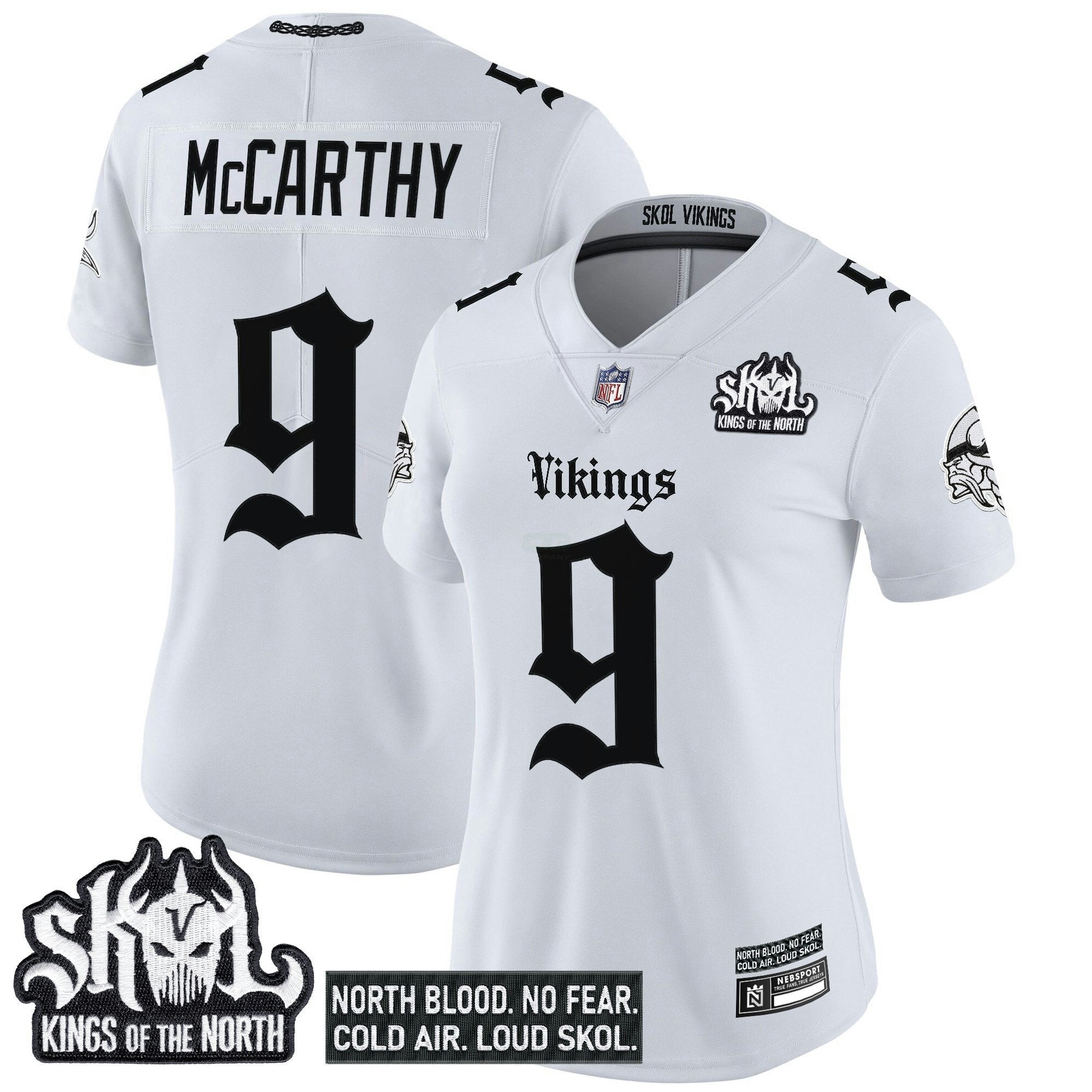 Camisa NFL Women’s Minnesota ‘Gothic Norseblood Edition’ Vapor Limited Jersey