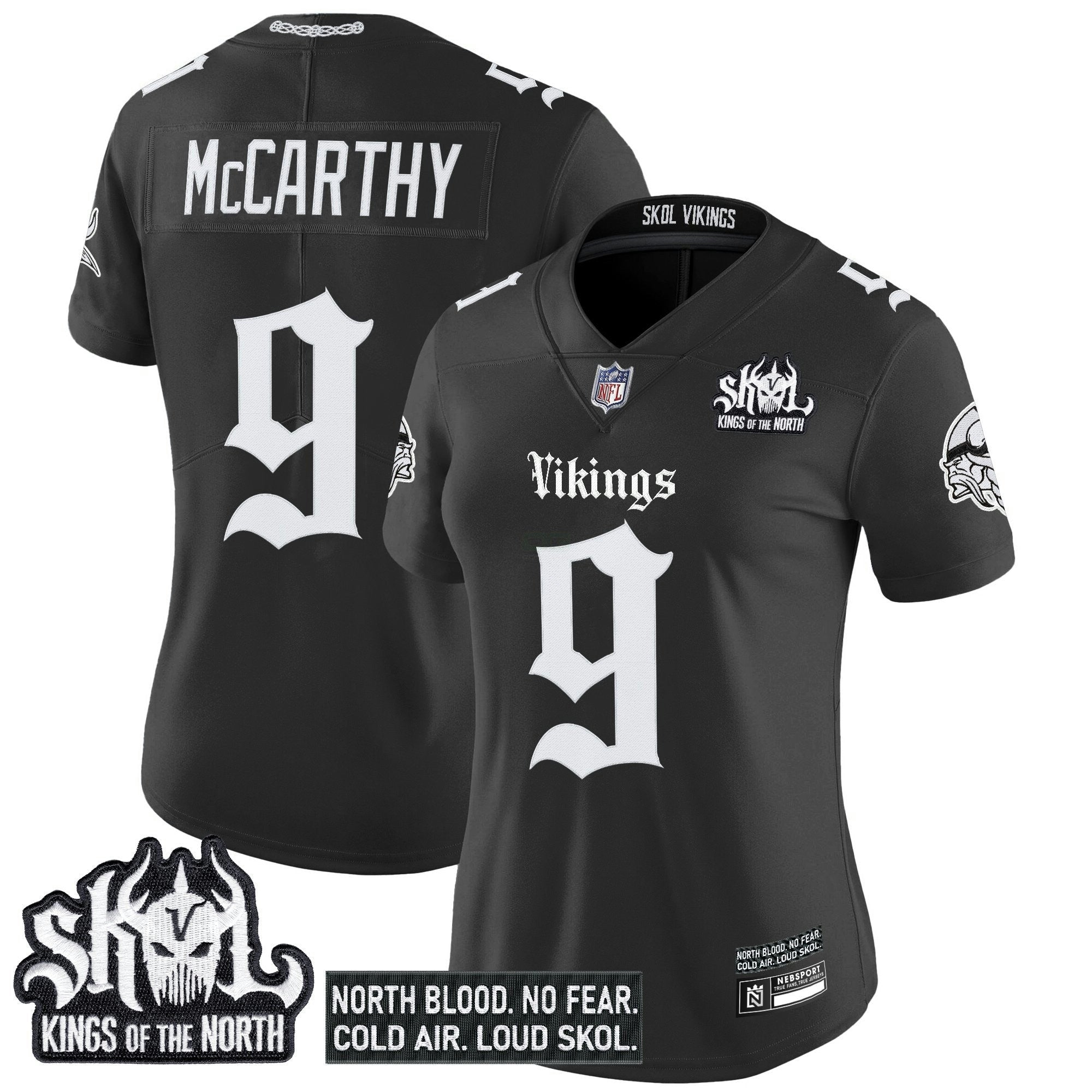 Camisa NFL Women’s Minnesota ‘Gothic Norseblood Edition’ Vapor Limited Jersey