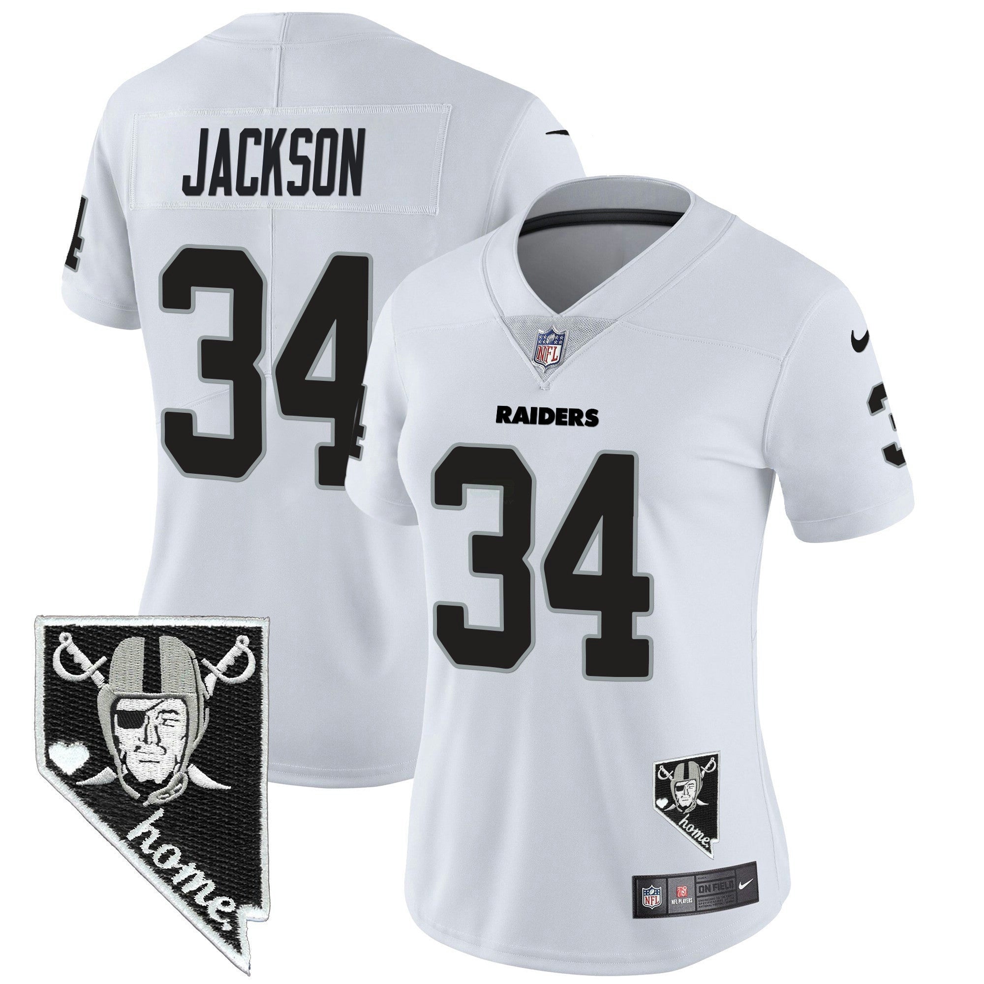 Camisa NFL Women’s Nevada Home Patch Vapor Jersey